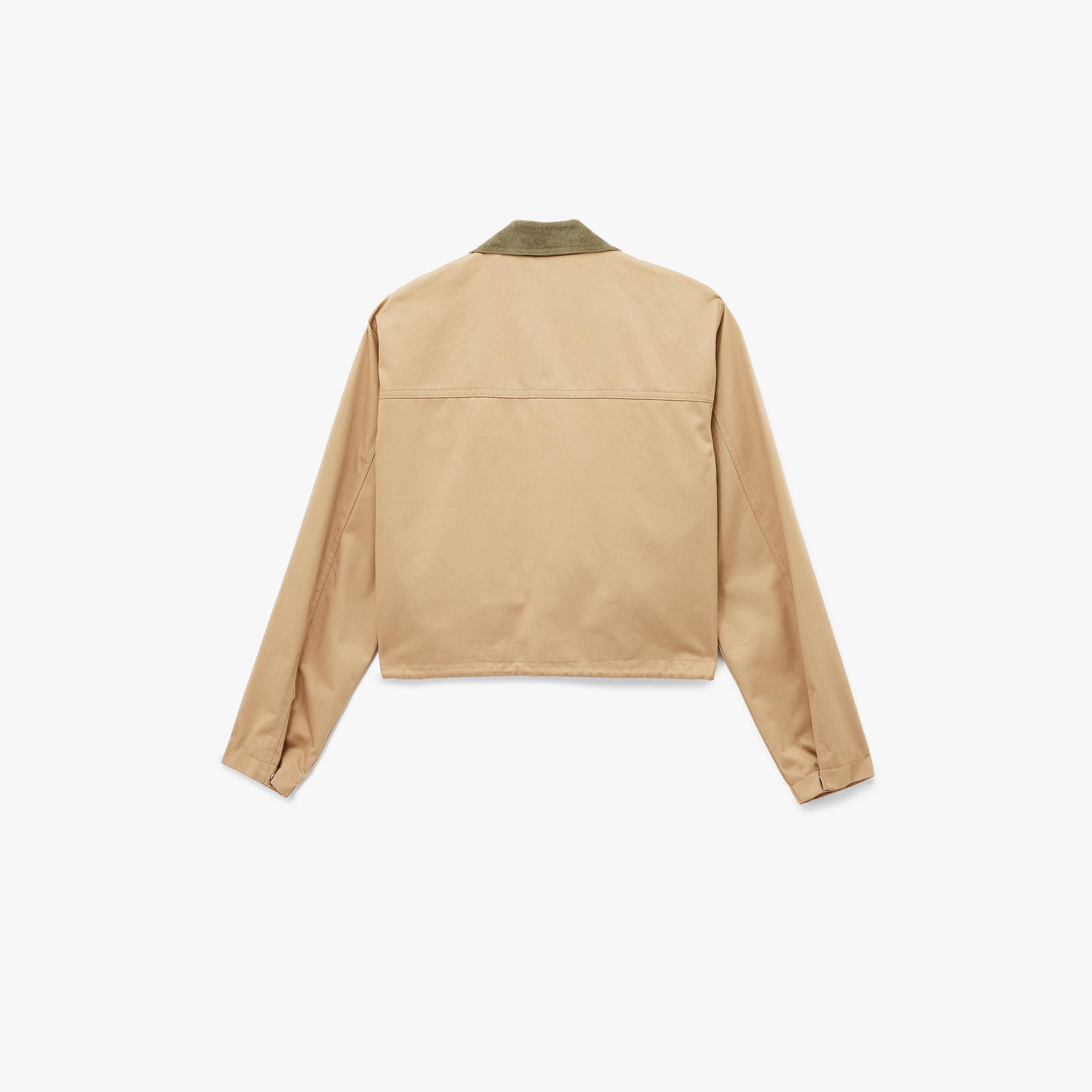 KOTON Beige Contrast Collar Women's Coat-women-winterwear-coatsandjackets-coats-image-5