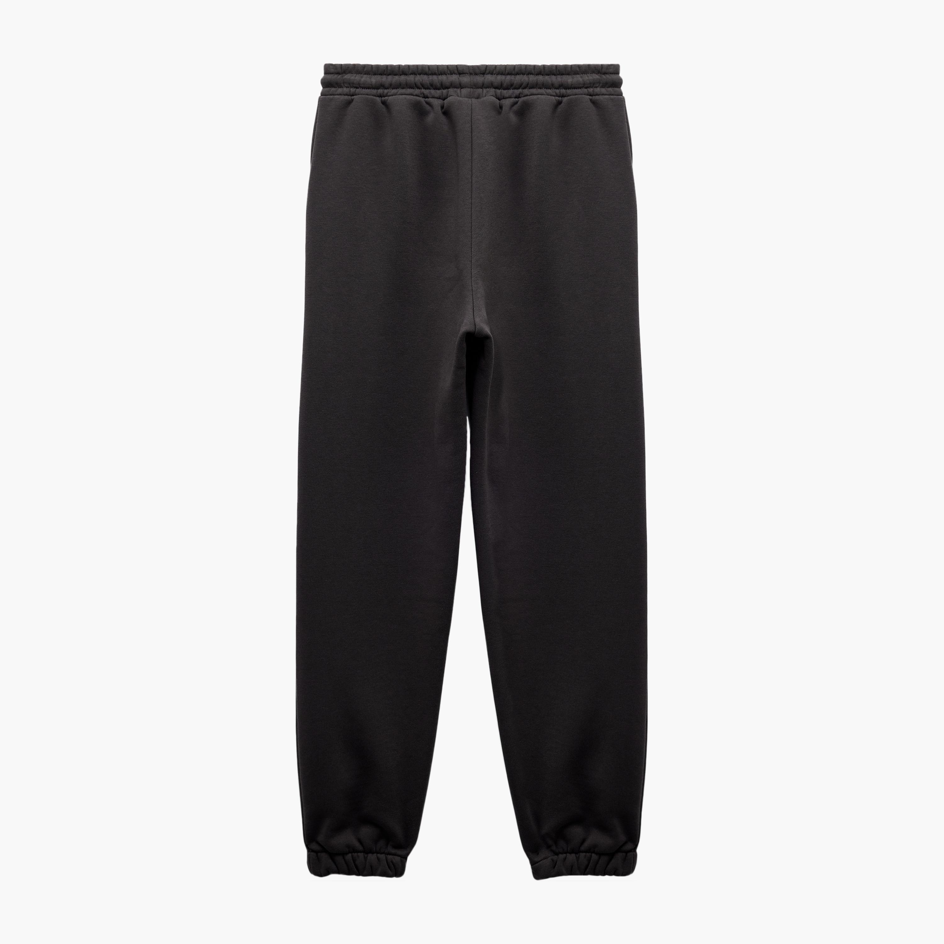 بنطلون رياضي نسائي رمادي اللون برباط خصر من كوتون-women-clothing-bottoms-joggers-image-4