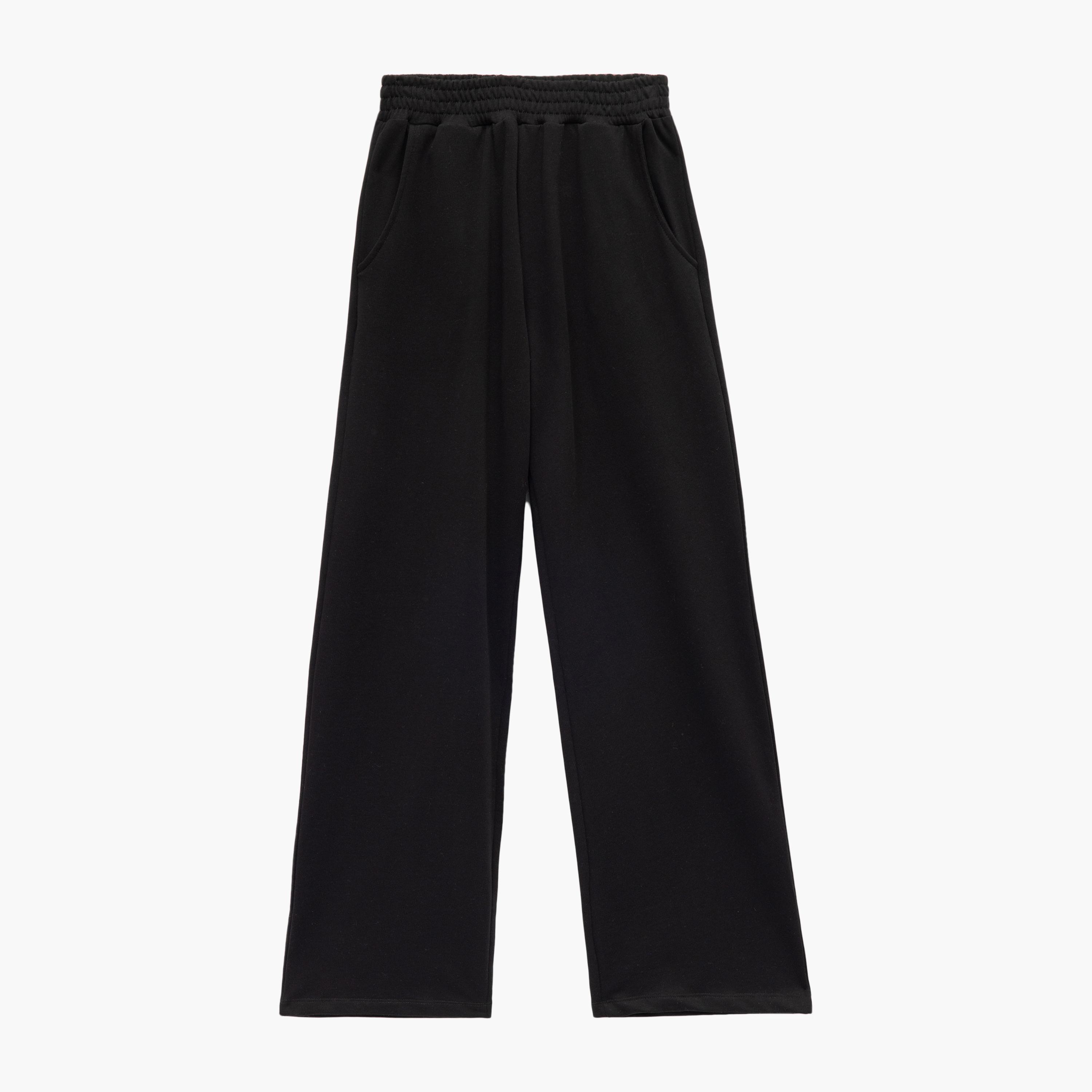 KOTON Black Elasticated Waist Women's Sweat Pants-women-clothing-bottoms-joggers-image-3