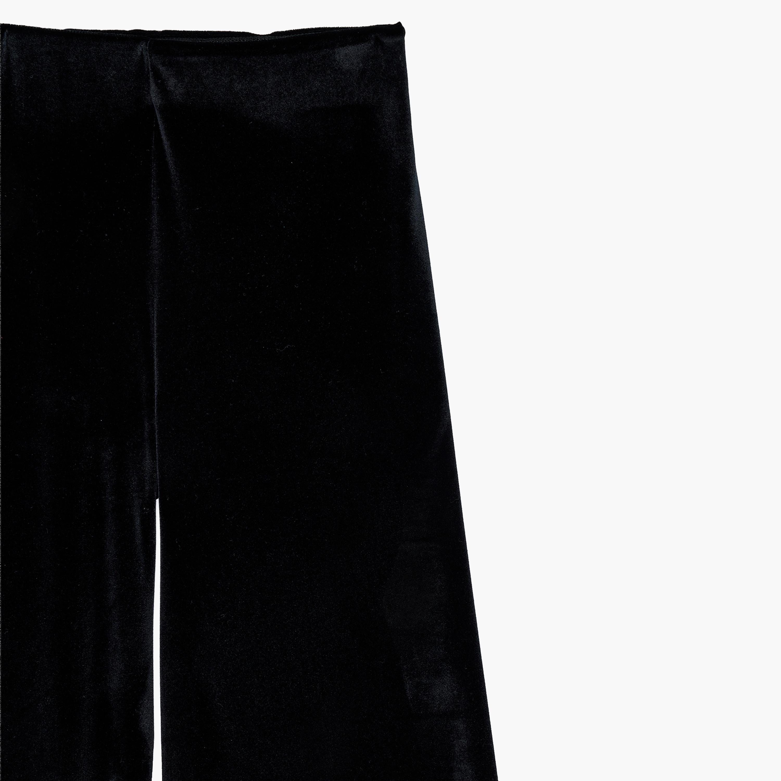 KOTON Black Wide Leg Women's Trousers-women-clothing-trousers-image-5