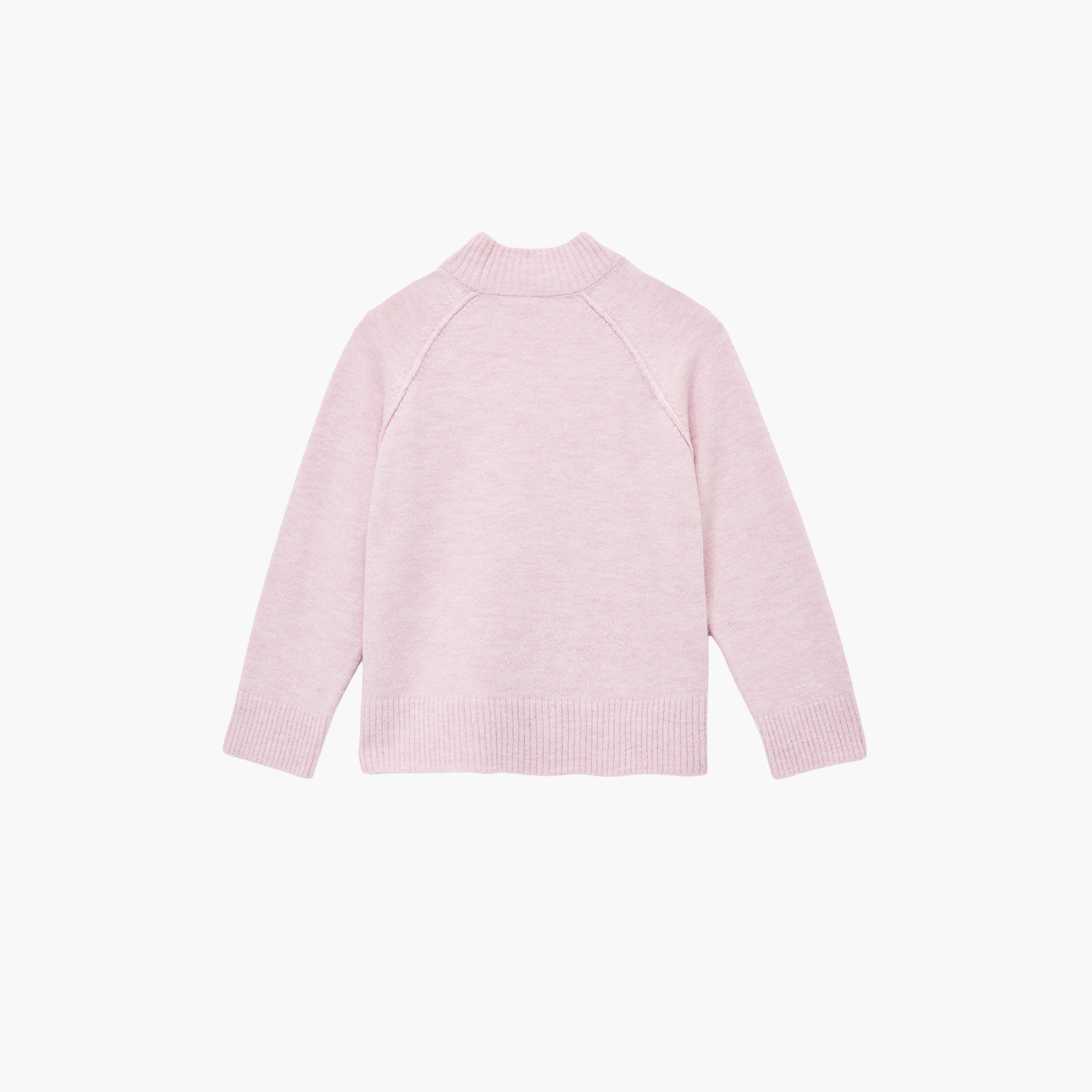 KOTON Pink Mock Neck Women's Sweater-women-winterwear-cardigansandjumpers-jumpers-image-5
