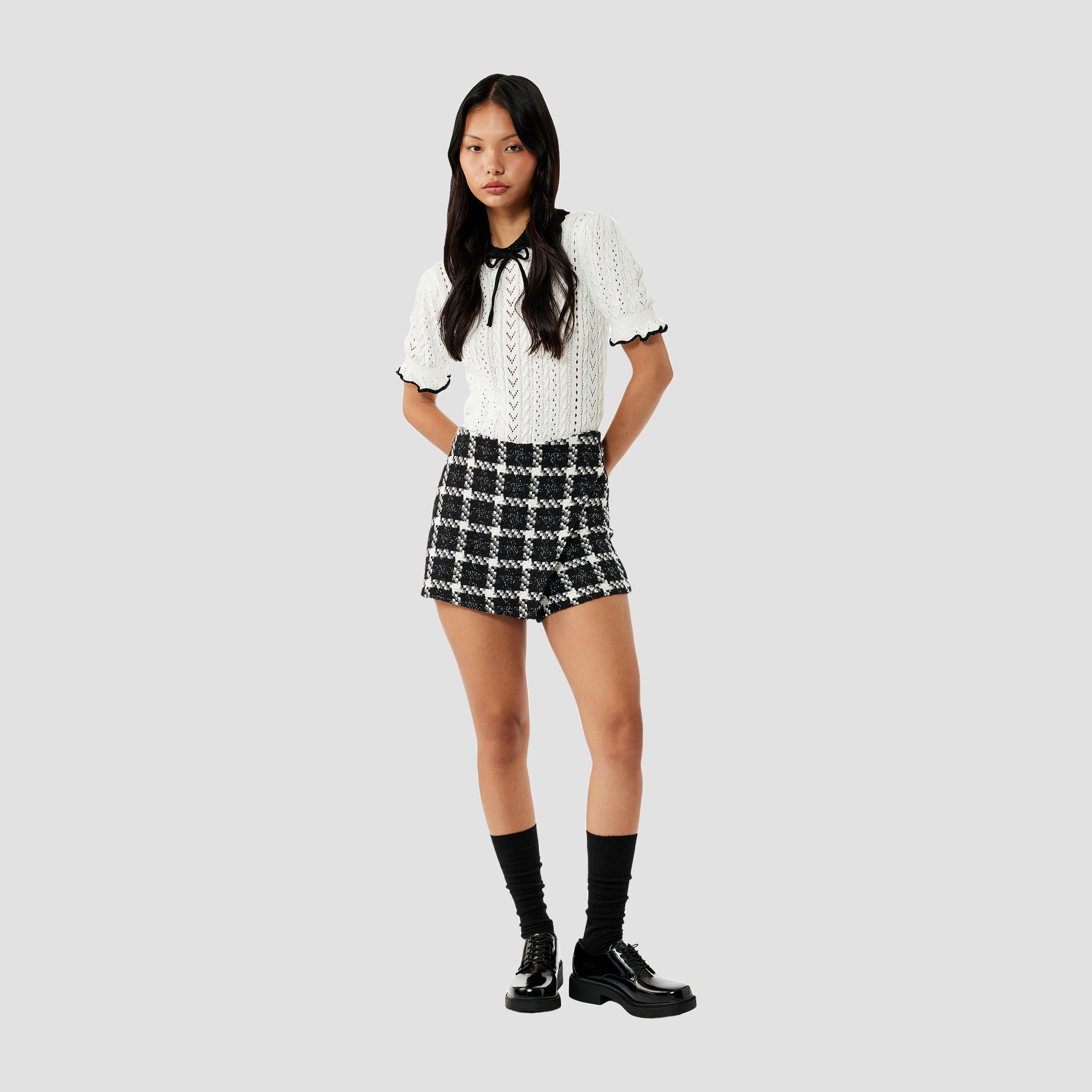 KOTON White Cable Knitted Collared Women's Sweater-women-clothing-cardigansandjumpers-jumpers-image-2
