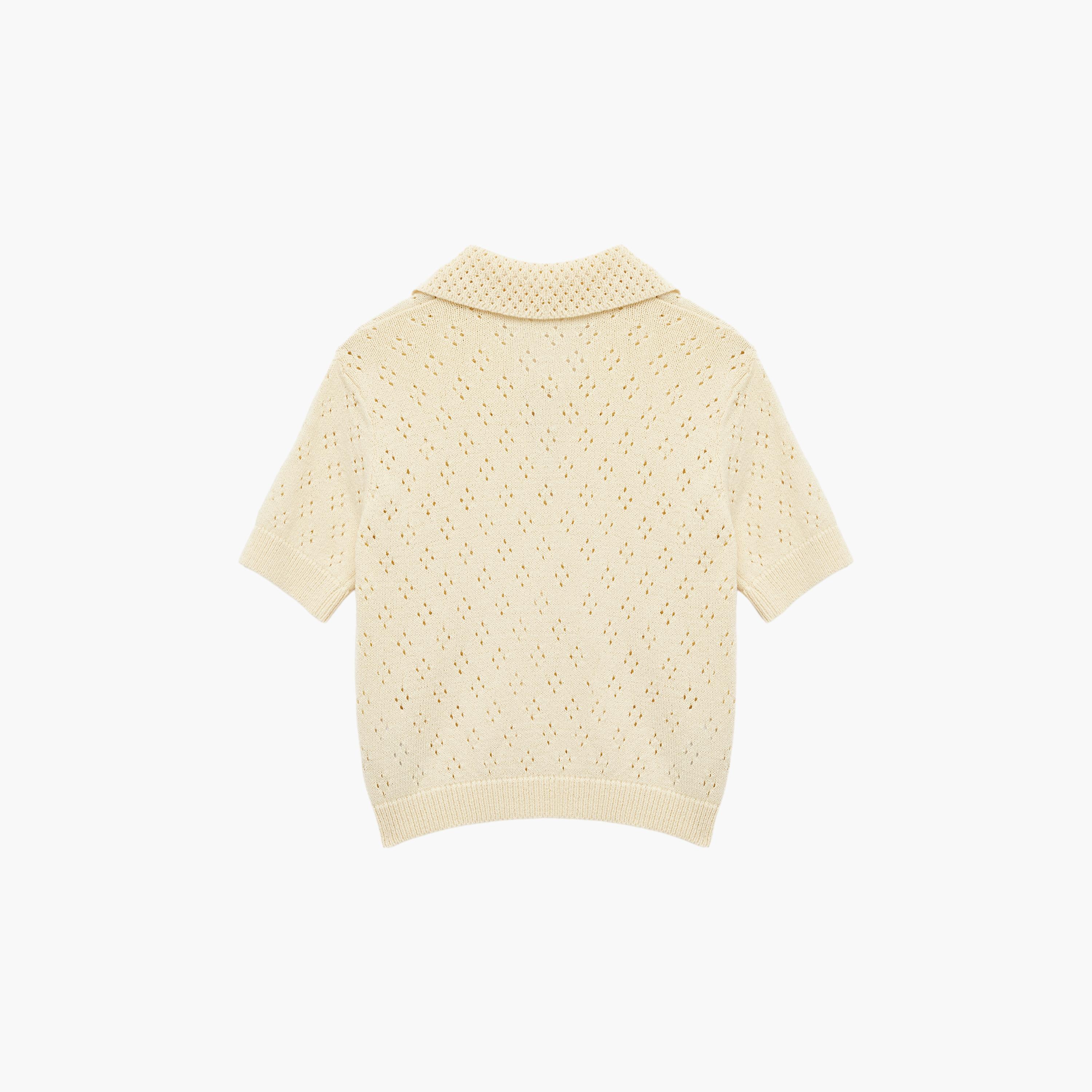 KOTON Beige Knitted Tie-Up Neck Women's Sweater-women-winterwear-cardigansandjumpers-jumpers-image-4