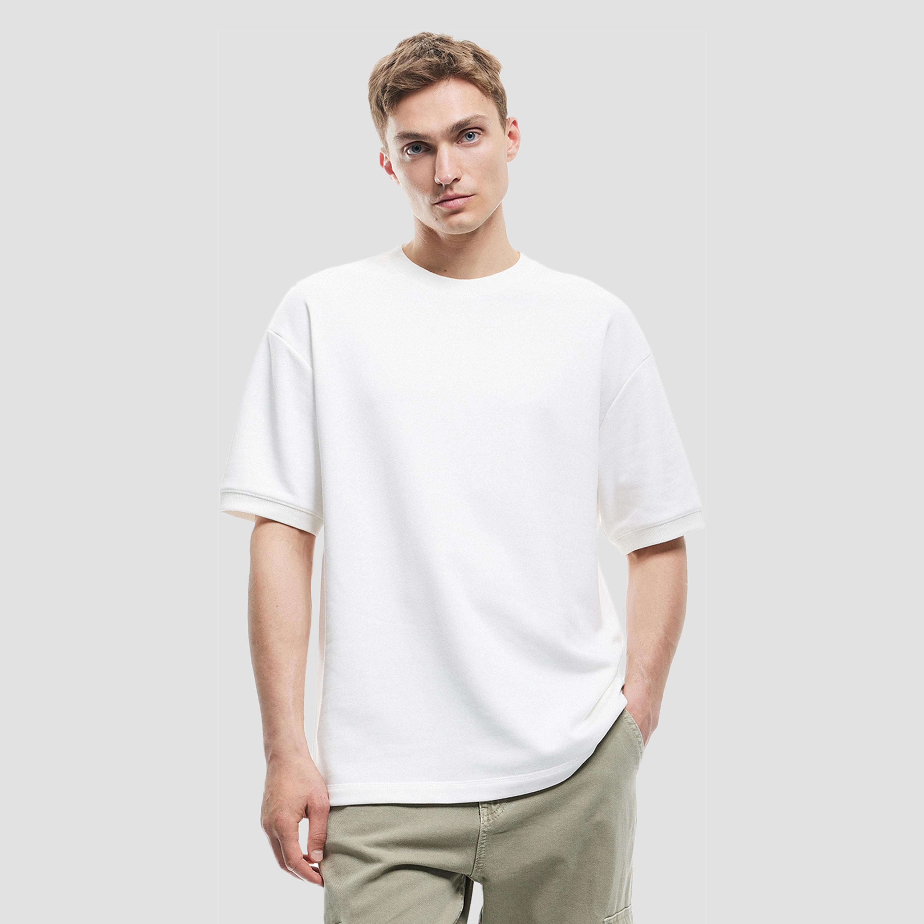 KOTON Plain Crew Neck Short Sleeves Men's T-Shirt-men-clothing-tshirtsandpolos-tshirts-image-1