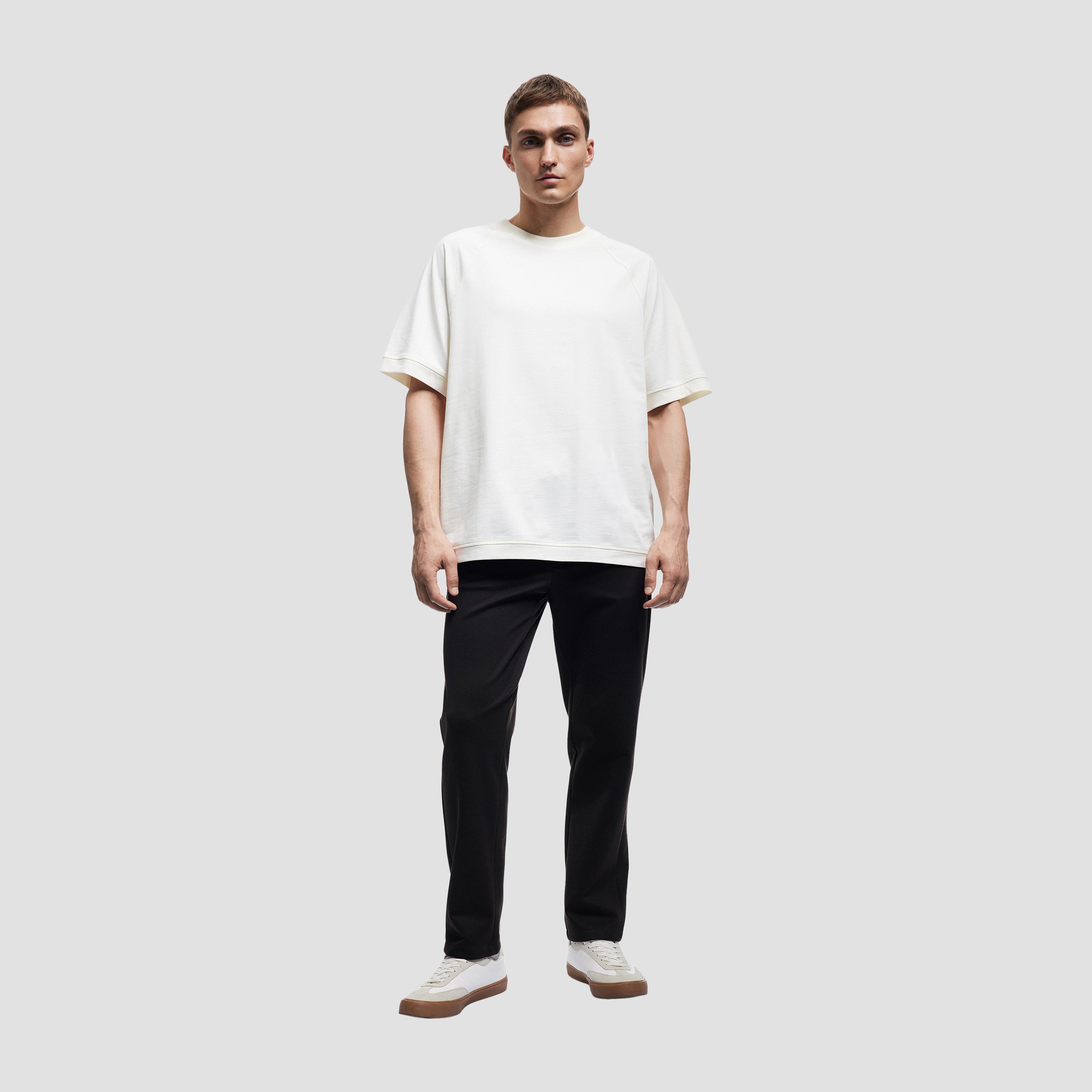 KOTON Plain Crew Neck Short Sleeves Men's T-Shirt-men-clothing-tshirtsandpolos-tshirts-image-2