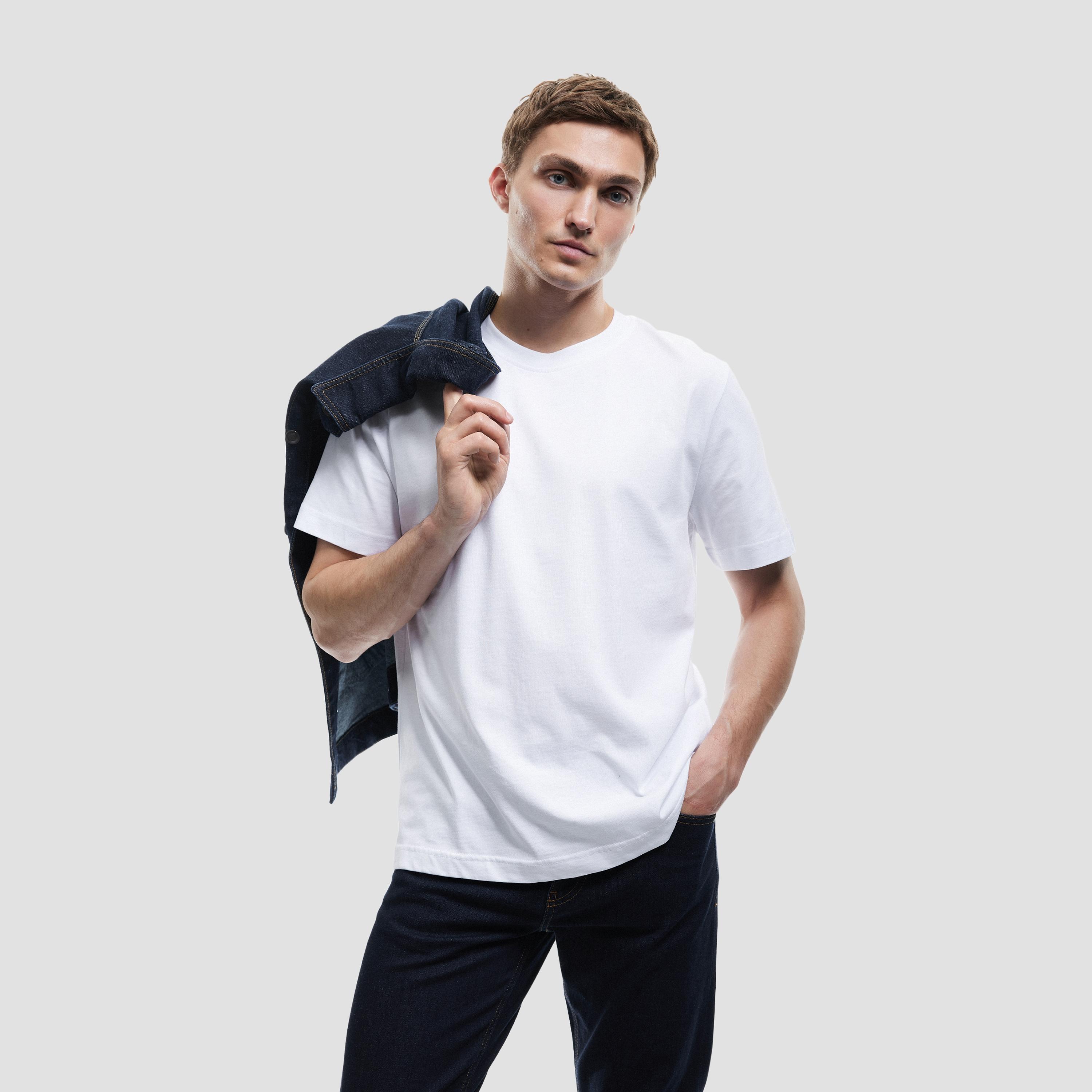 KOTON Plain Crew Neck Short Sleeves Men's T-Shirt-men-clothing-tshirtsandpolos-tshirts-image-1