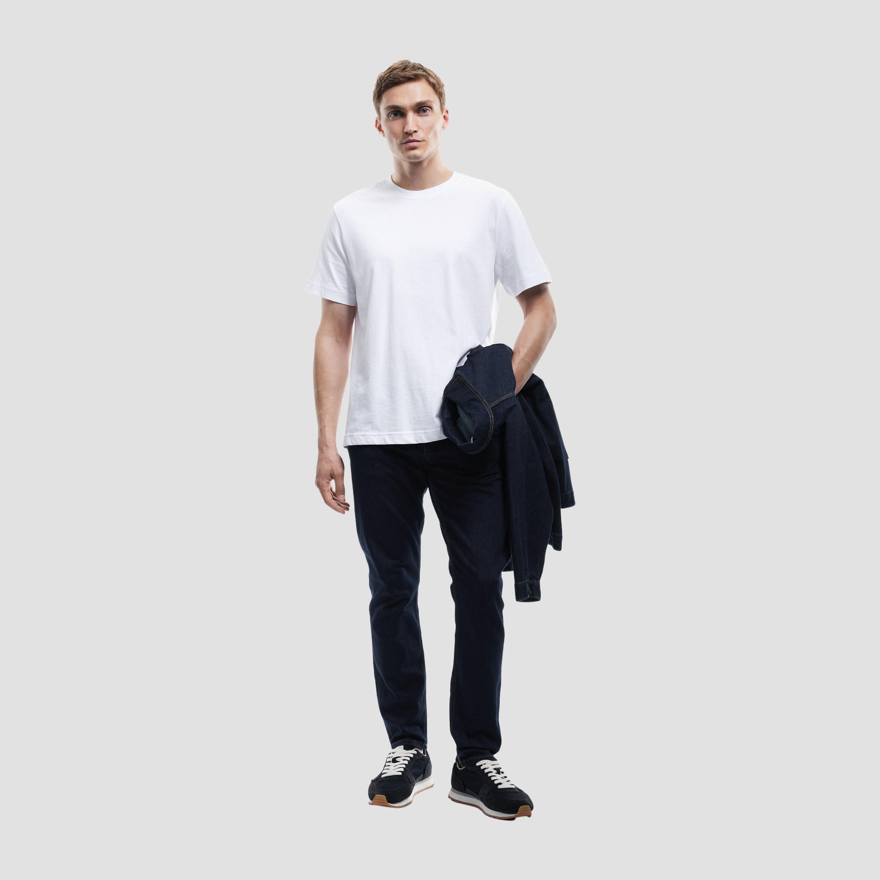 KOTON Plain Crew Neck Short Sleeves Men's T-Shirt-men-clothing-tshirtsandpolos-tshirts-image-2