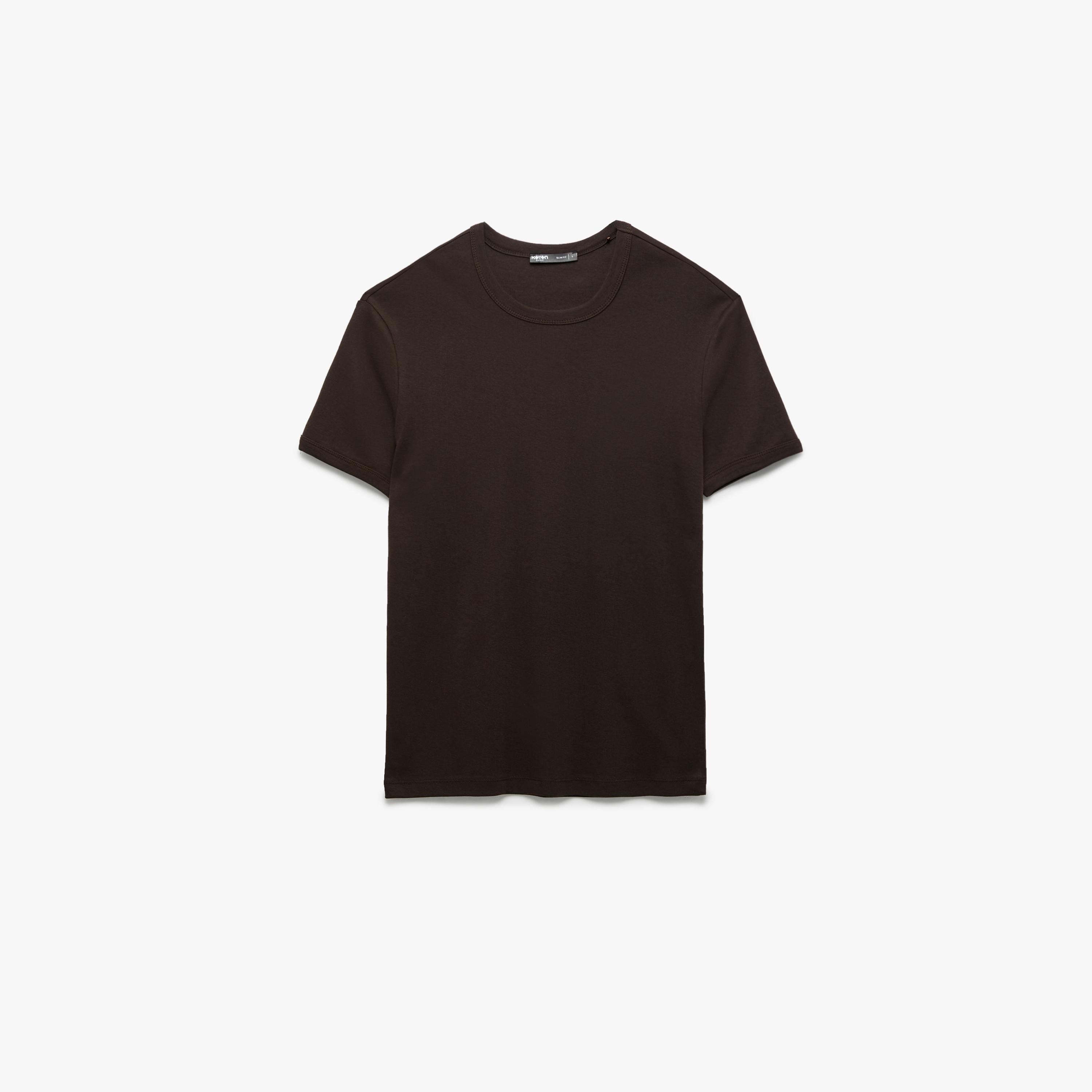 KOTON Plain Crew Neck Short Sleeves Men's T-Shirt-men-clothing-tshirtsandpolos-tshirts-image-4