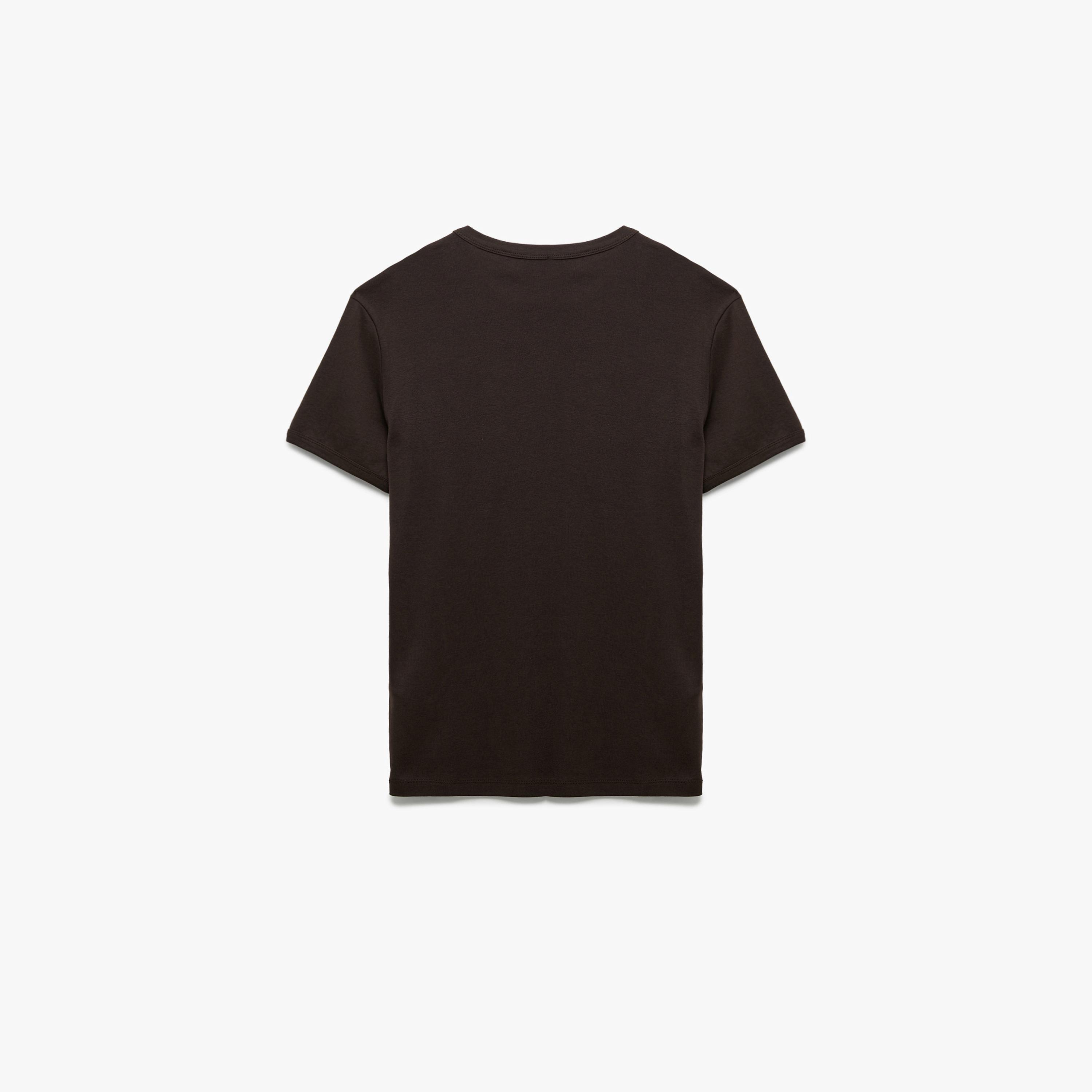 تيشيرت رجالي بأكمام قصيرة وياقة دائرية سادة من كوتون.-men-clothing-tshirtsandpolos-tshirts-image-5