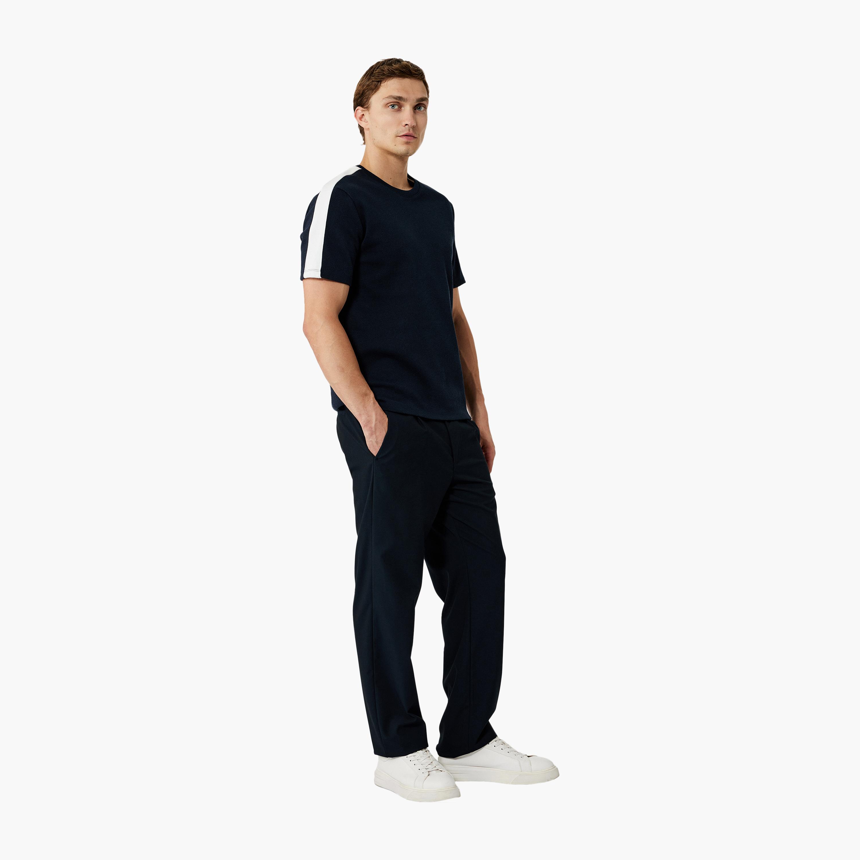 تي شيرت رجالي بأكمام قصيرة ورقبة دائرية بألوان متعددة من كوتون-men-clothing-tshirtsandpolos-tshirts-image-2