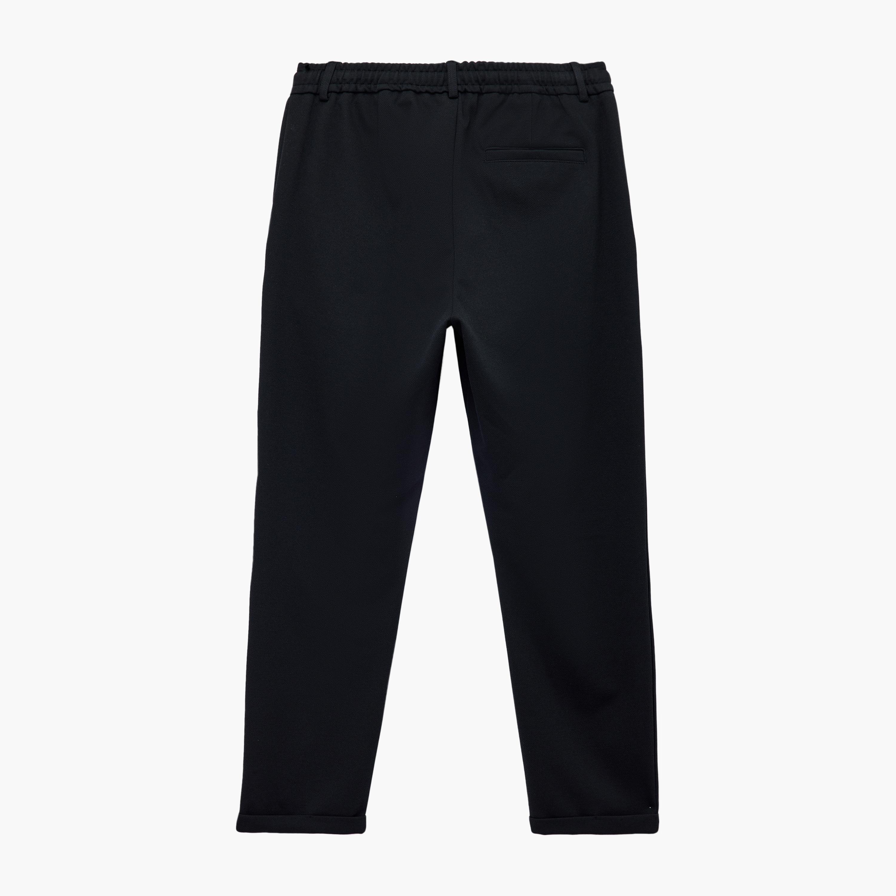 KOTON Slim Fit Mid-Rise Drawstring Waist Men's Track Pants-men-clothing-bottoms-trousersandchinos-trousers-image-4