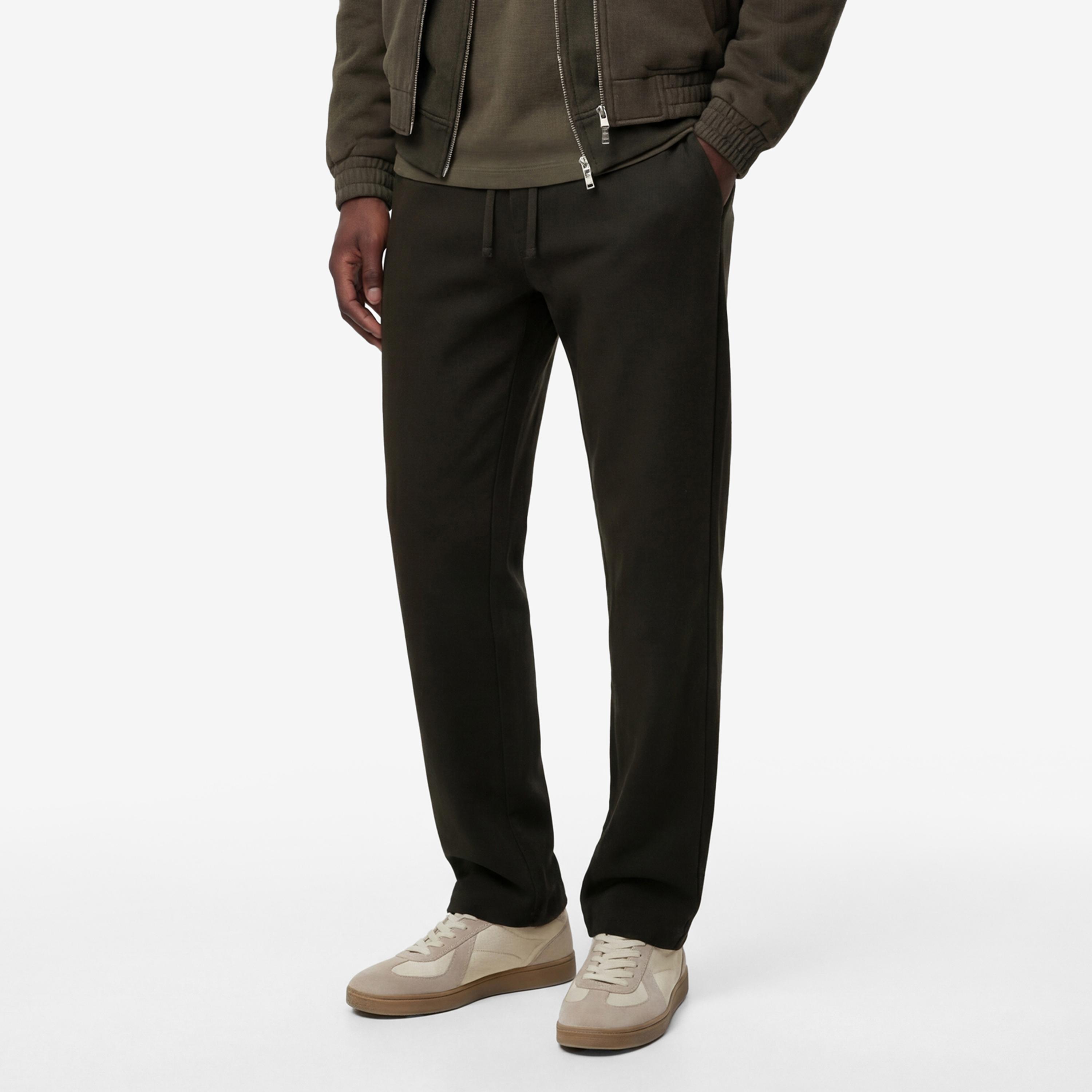 KOTON Regular Fit High-Rise Drawstring Waist Men's Trousers-men-clothing-trousersandchinos-trousers-image-3