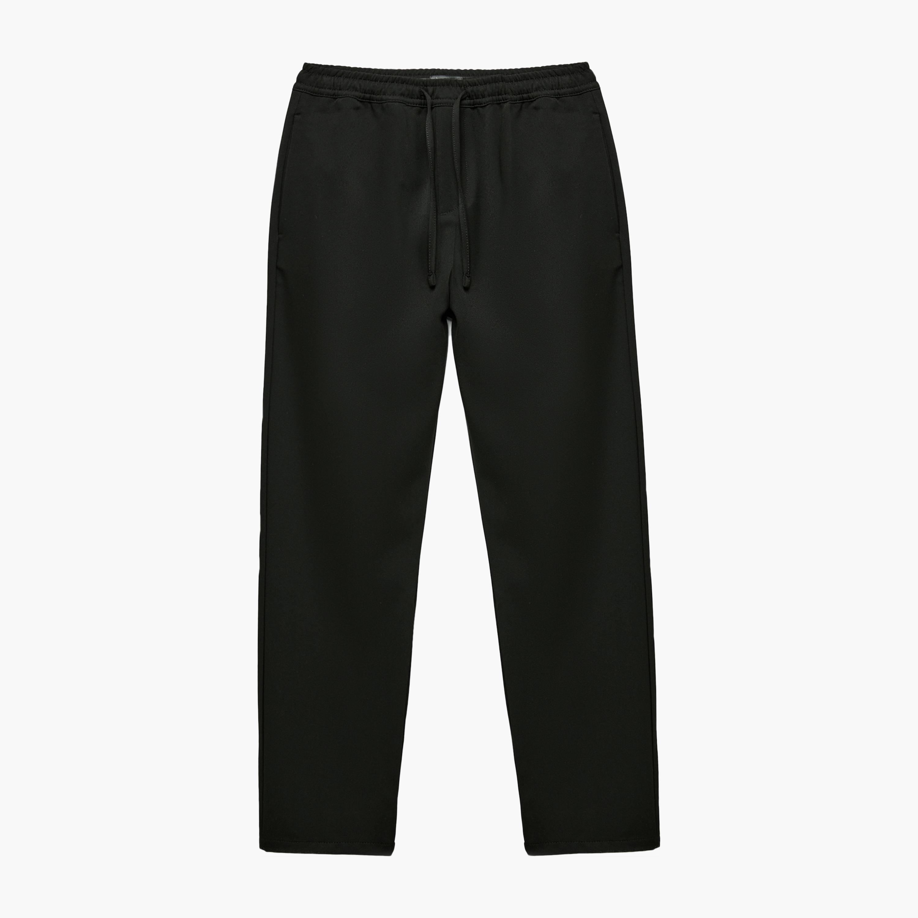 KOTON Slim Fit Mid-Rise Drawstring Waist Men's Track Pants-men-clothing-bottoms-trousersandchinos-trousers-image-3