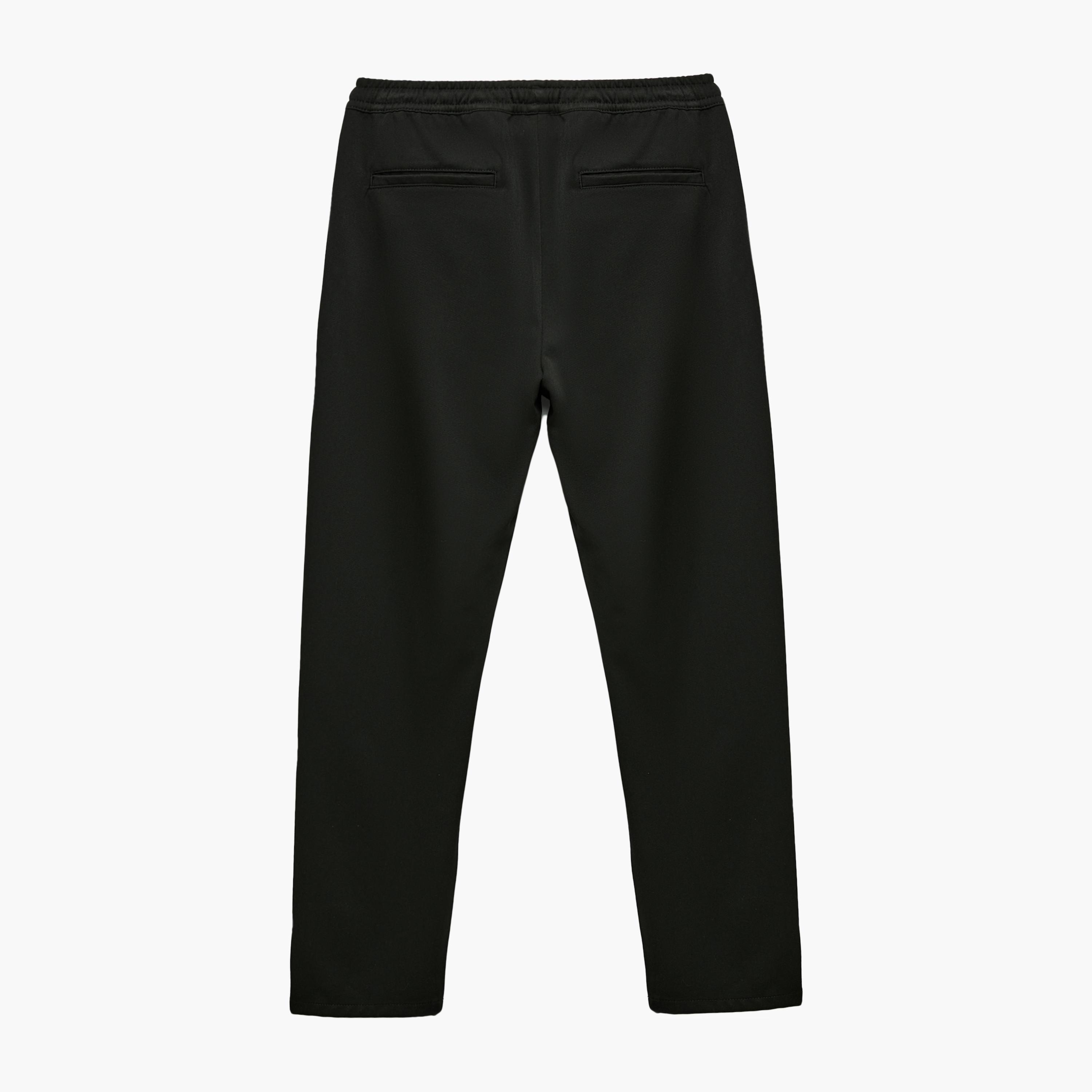 KOTON Slim Fit Mid-Rise Drawstring Waist Men's Track Pants-men-clothing-bottoms-trousersandchinos-trousers-image-4