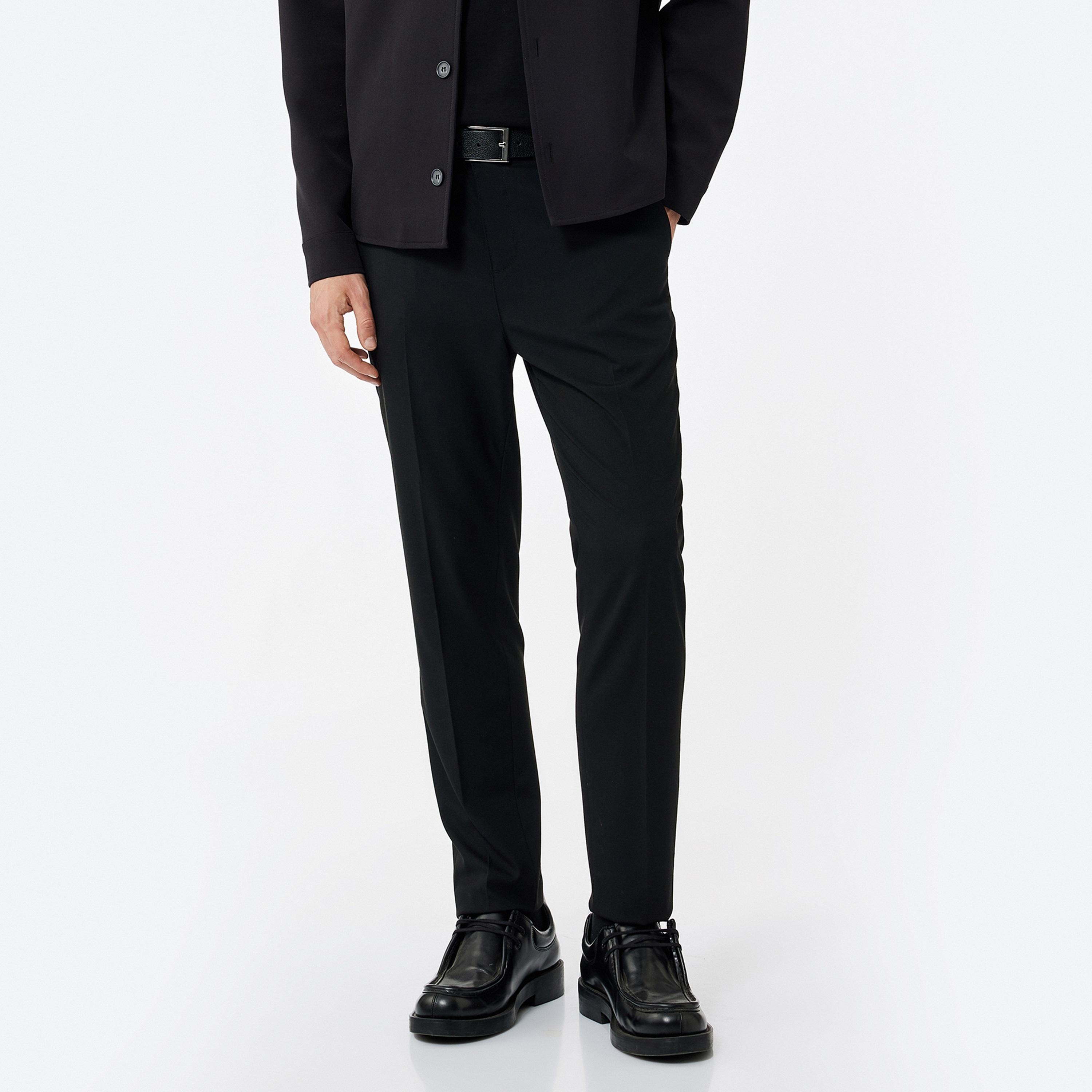 KOTON Slim Fit Mid-Rise Zip Fly Men's Trousers-men-clothing-bottoms-trousersandchinos-trousers-image-1