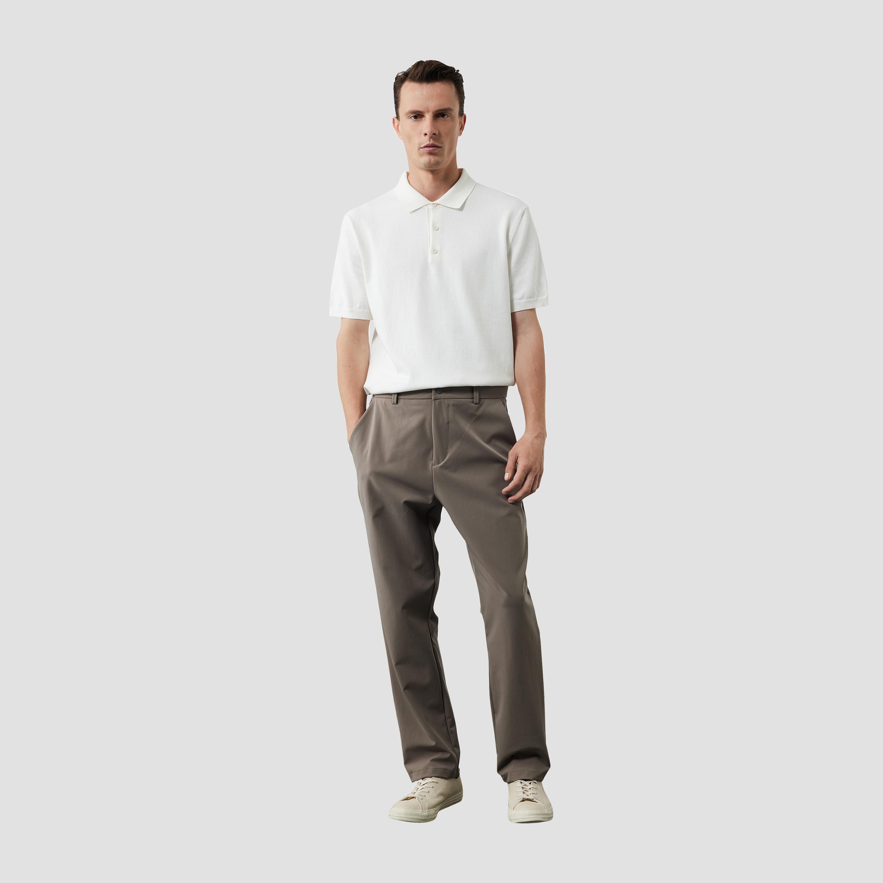 KOTON Plain Collared Short Sleeves Men's Polo T-Shirt-men-clothing-tshirtsandpolos-polos-image-4