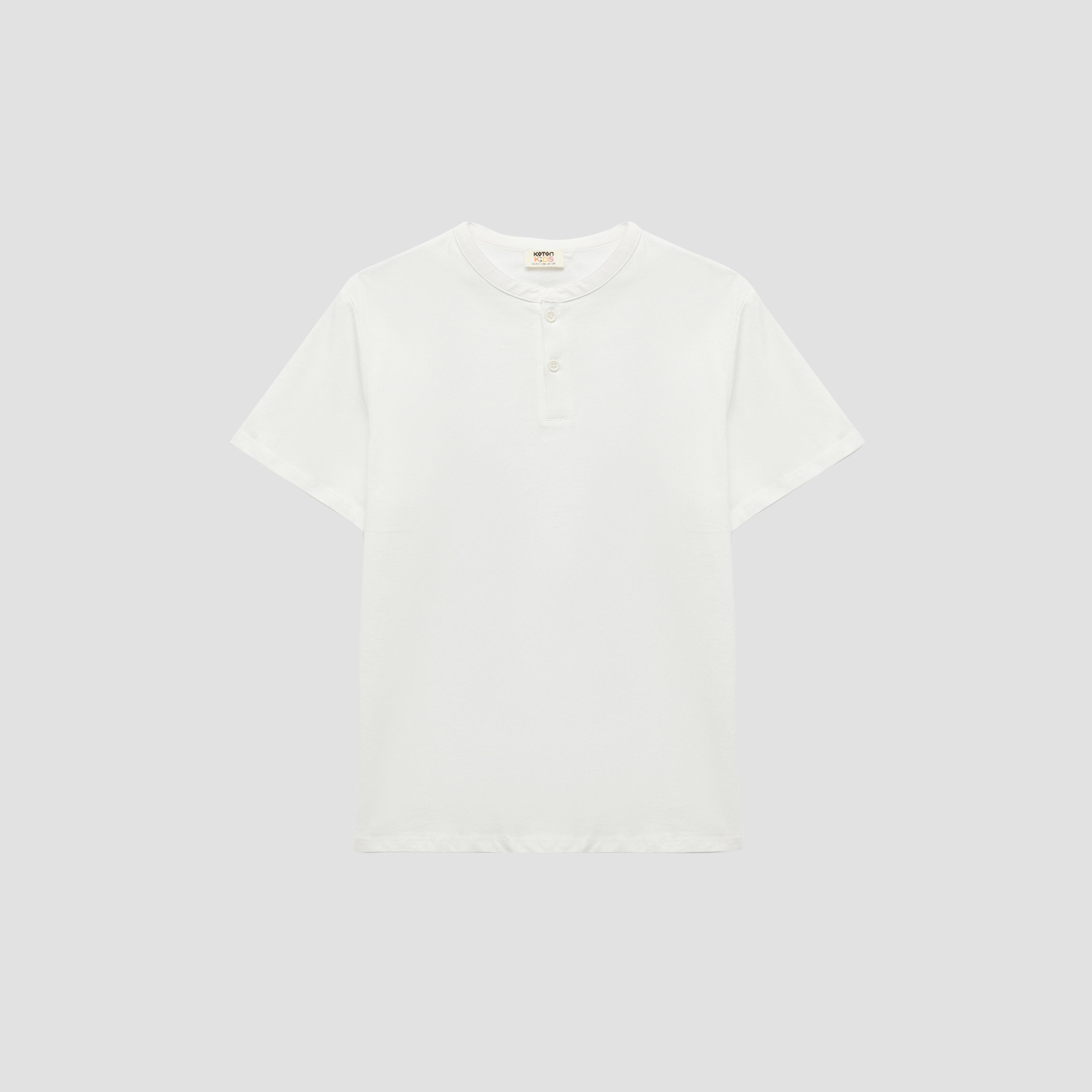 تي شيرت قطني بأكمام قصيرة ورقبة دائرية من كوتون-boys-clothing-tshirtsandpolos-image-1