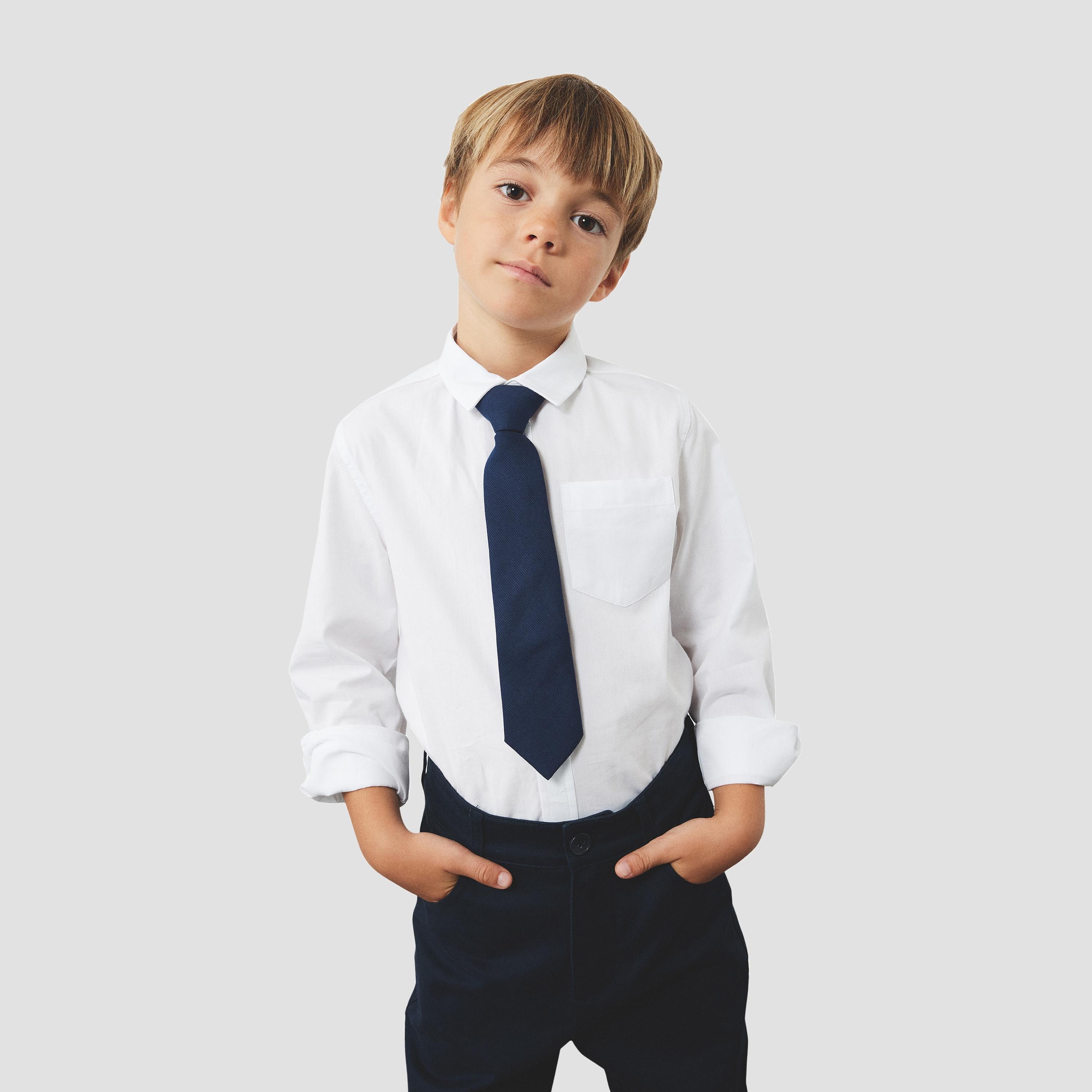 قميص القطني بأكمام طويلة وياقة من كوتون-boys-clothing-shirts-image-1