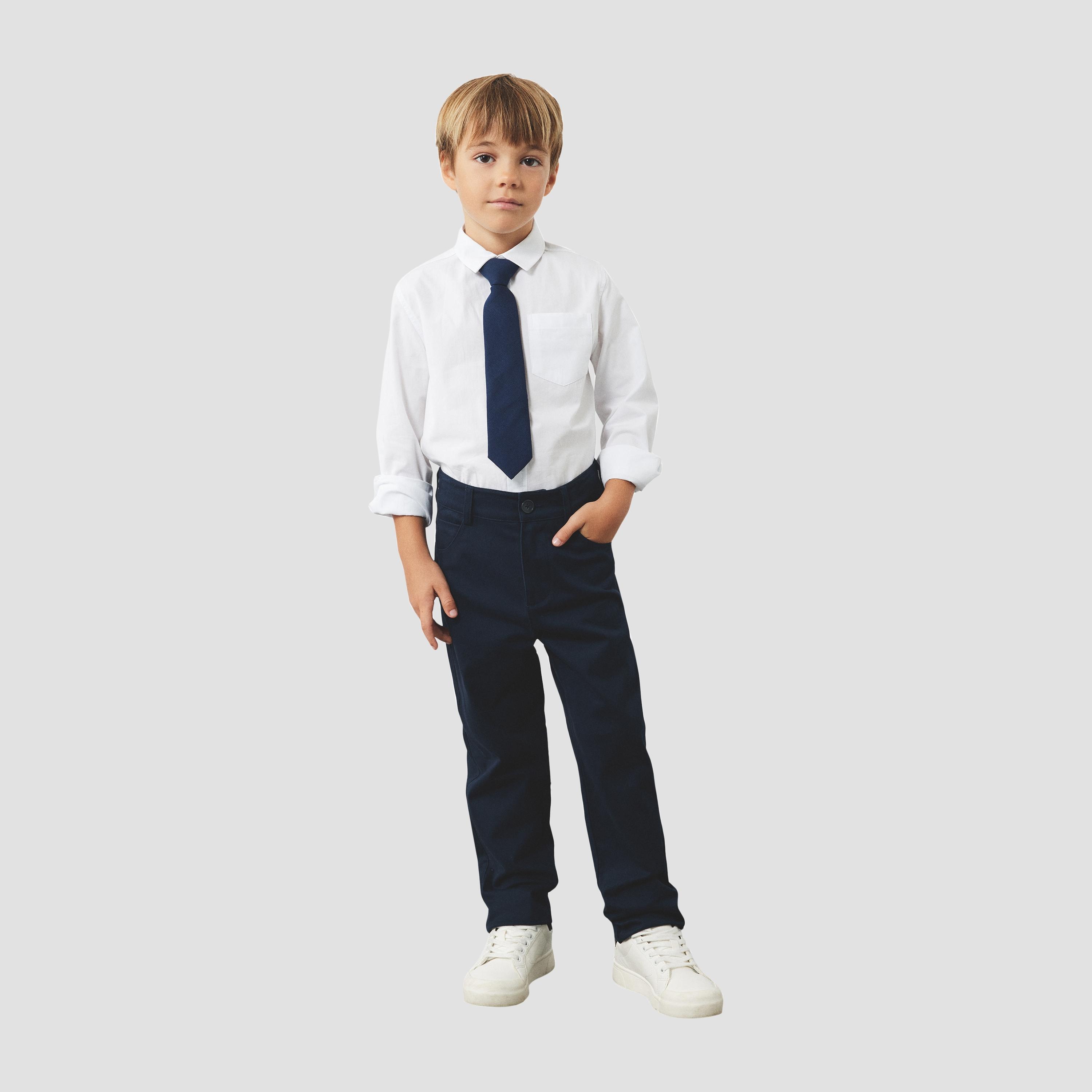 قميص القطني بأكمام طويلة وياقة من كوتون-boys-clothing-shirts-image-2