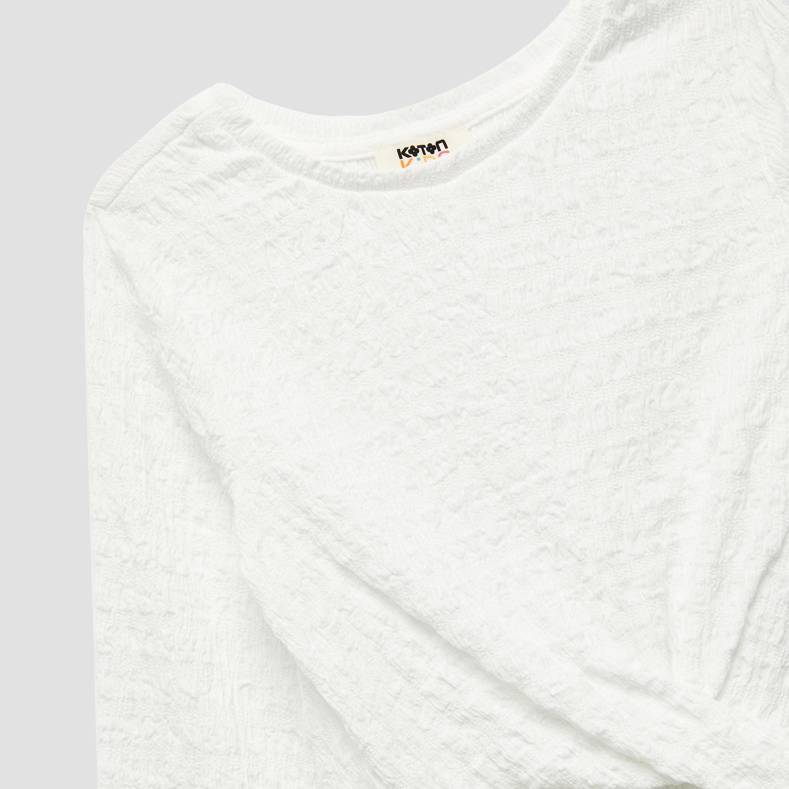 Koton Long Sleeves Round Neck Blouse-girls-clothing-blousesandshirts-image-3