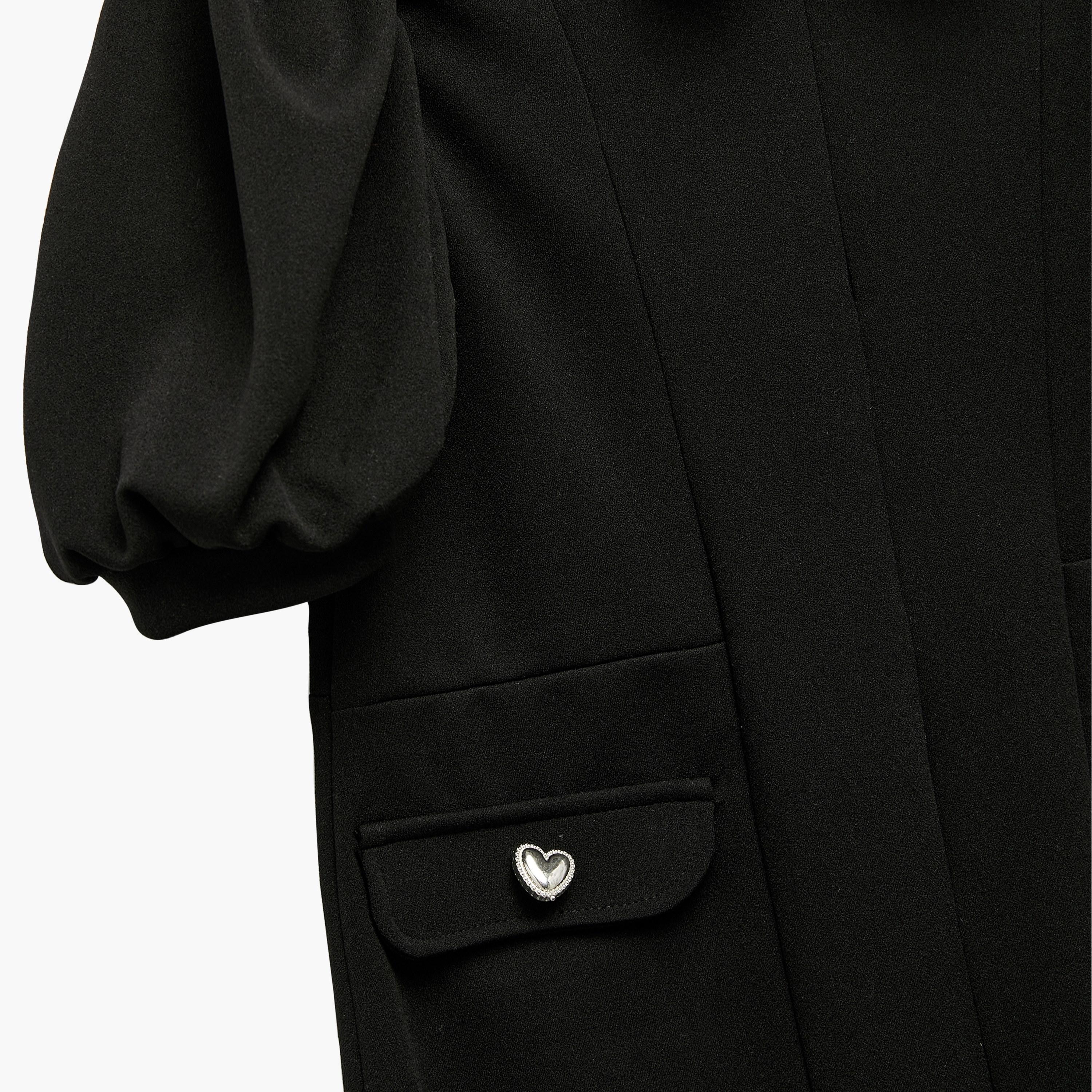 فستان سادة بأكمام قصيرة ورقبة قميص من كوتون-girls-clothing-dressesandjumpsuits-image-3
