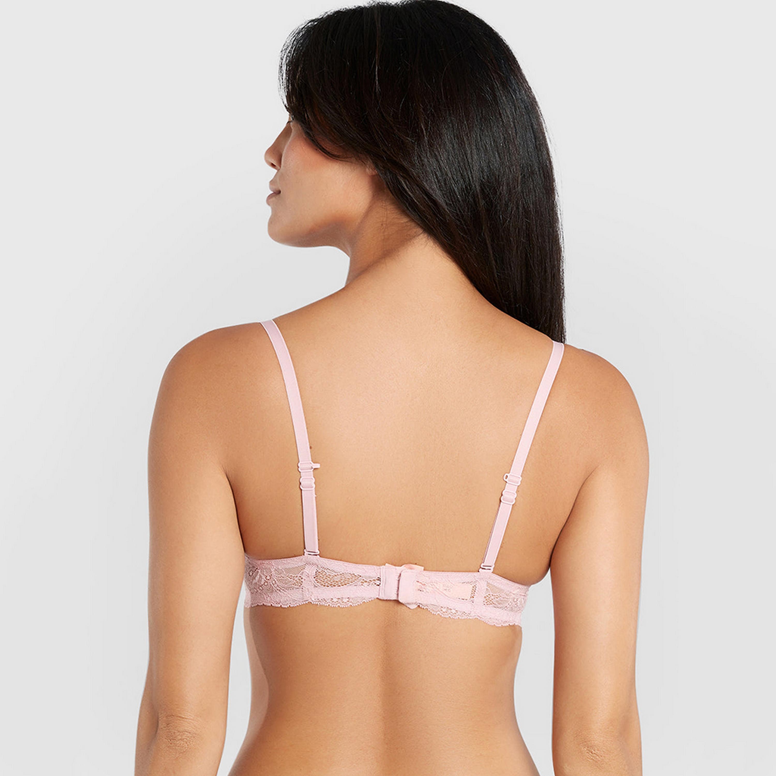 حمالة صدر نسائية دبل بوش أب بأسلاك وداعمة عالية ومبطنة واضحة من إيزلا آند إيفي-women-clothing-lingerie-bras-image-3