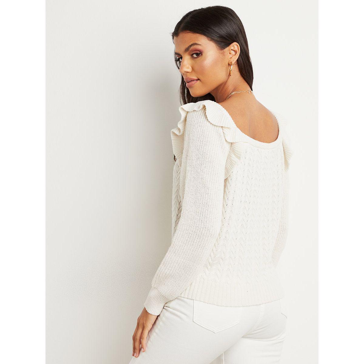 سويتر بتفاصيل كشكش من ستايلي-women-winterwear-cardigansandjumpers-jumpers-image-5