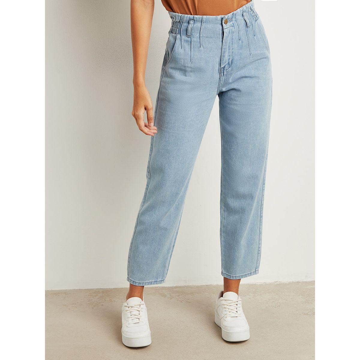 بنطلون جينز بقصة واسعة من ستايلي-women-clothing-bottoms-jeans-image-1