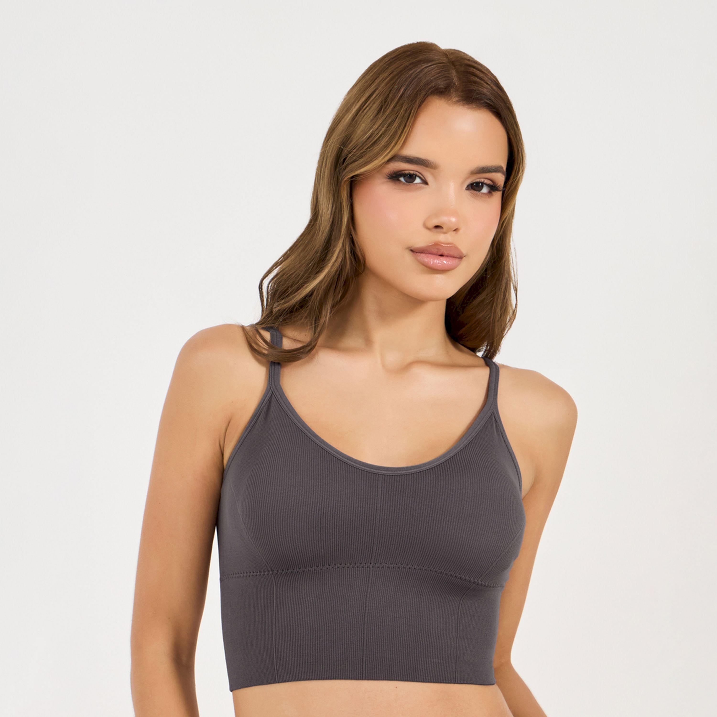 Styli Seamless Padded Crop Top-women-clothing-lingerie-bras-image-1