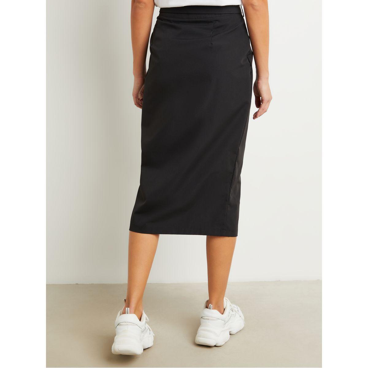 Styli Button Closure Midi Skirt with Belt-women-clothing-bottoms-skirts-image-3