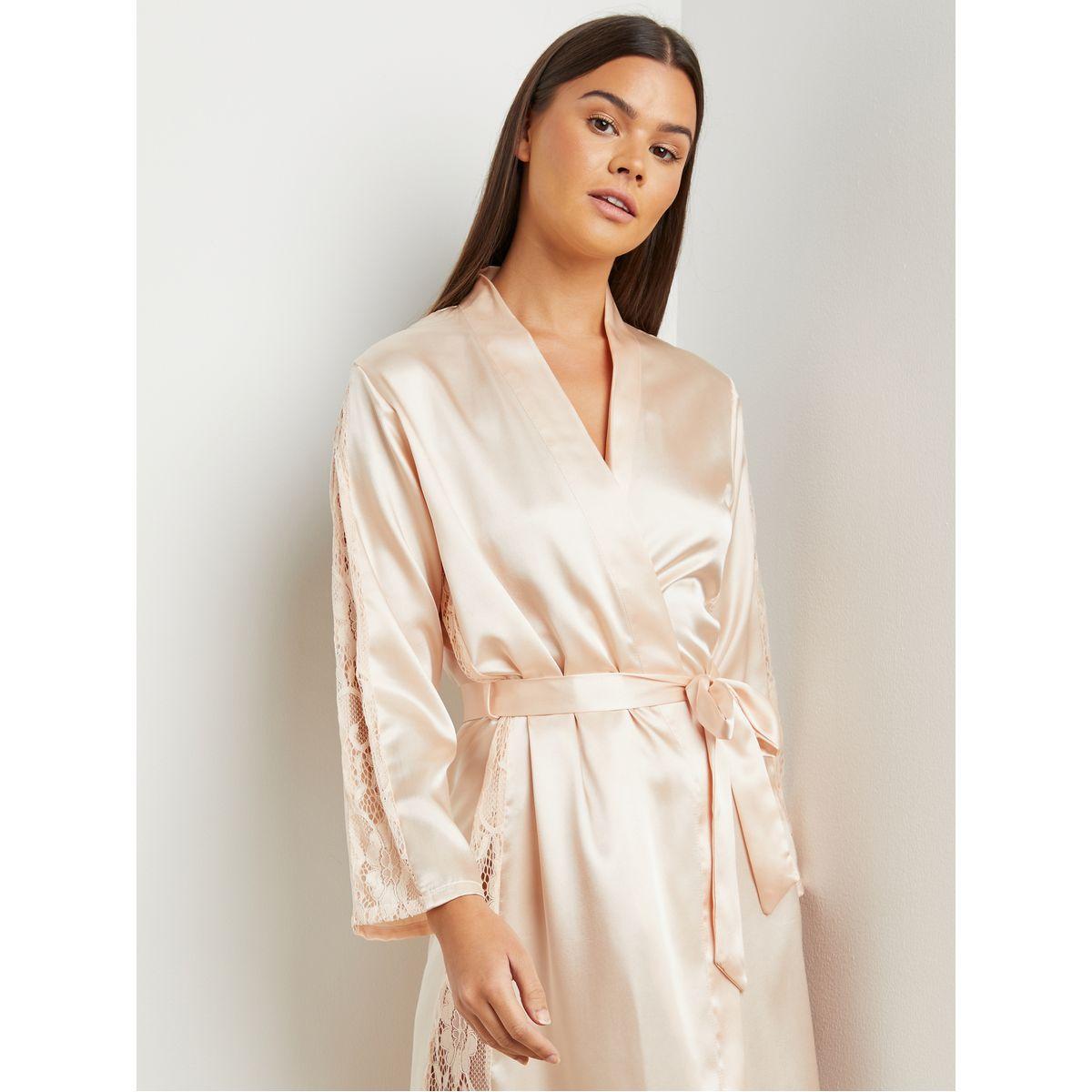 روب طويل بربطة خصر-women-clothing-nightwear-robes-image-1