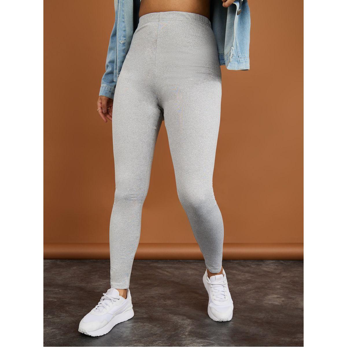 Styli Elastic Waistband Basic Leggings-women-clothing-bottoms-leggings-image-1