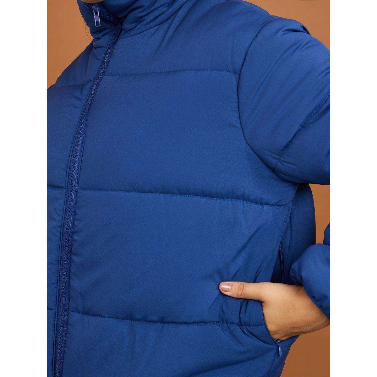 Styli Regular Length Zip Through Panelled Puffer Jacket-women-clothing-coatsandjackets-coats-image-4