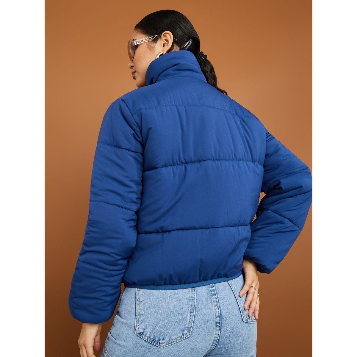 Styli Regular Length Zip Through Panelled Puffer Jacket-women-clothing-coatsandjackets-coats-image-5