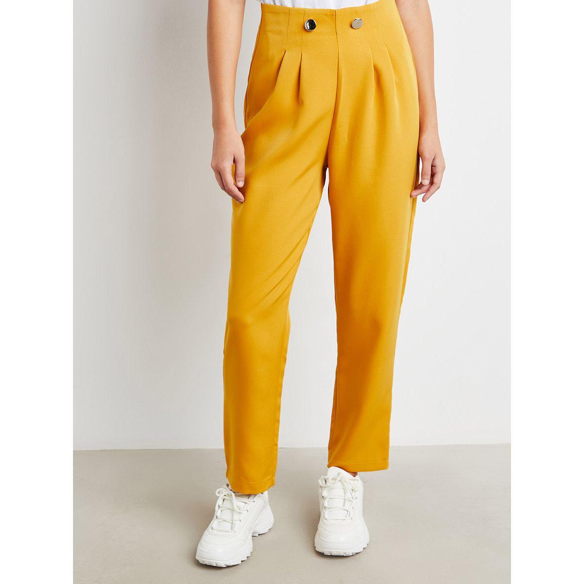 بنطلون بأزرار وسحّاب إغلاق-women-clothing-bottoms-trousers-image-1