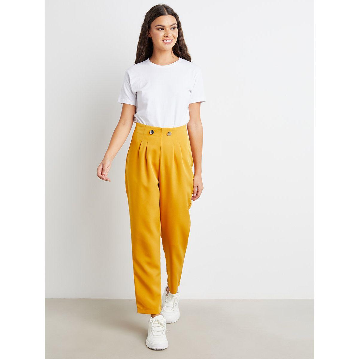 بنطلون بأزرار وسحّاب إغلاق-women-clothing-bottoms-trousers-image-2