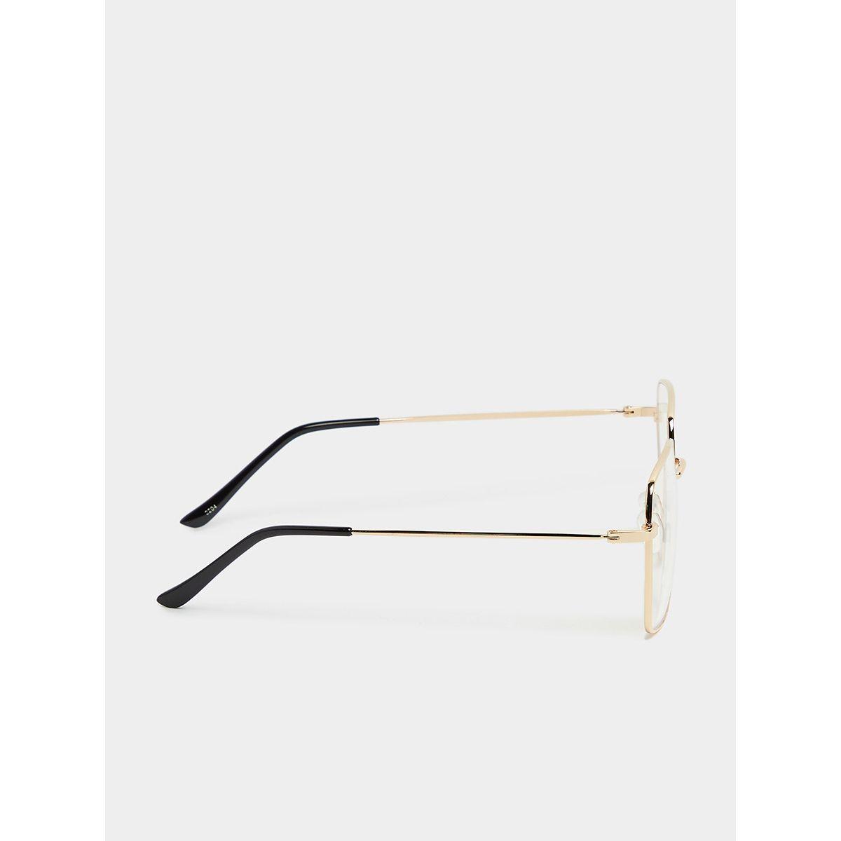 Styli Square Frame Clear Sunglasses-women-sunglasses-image-2