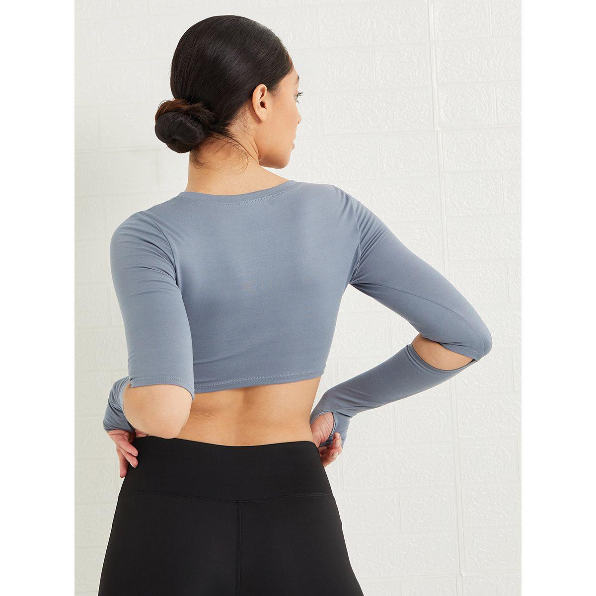بلوزة رياضية باكمام طويلة من ريد تايب-women-clothing-sportswearandactivewear-tshirtsandvests-image-4