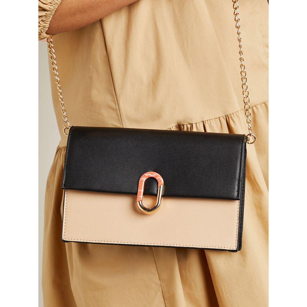 Styli Colorblock Flap Over Crossbody Bag with Rounded Closure-women-bagsandwallets-handbags-image-4