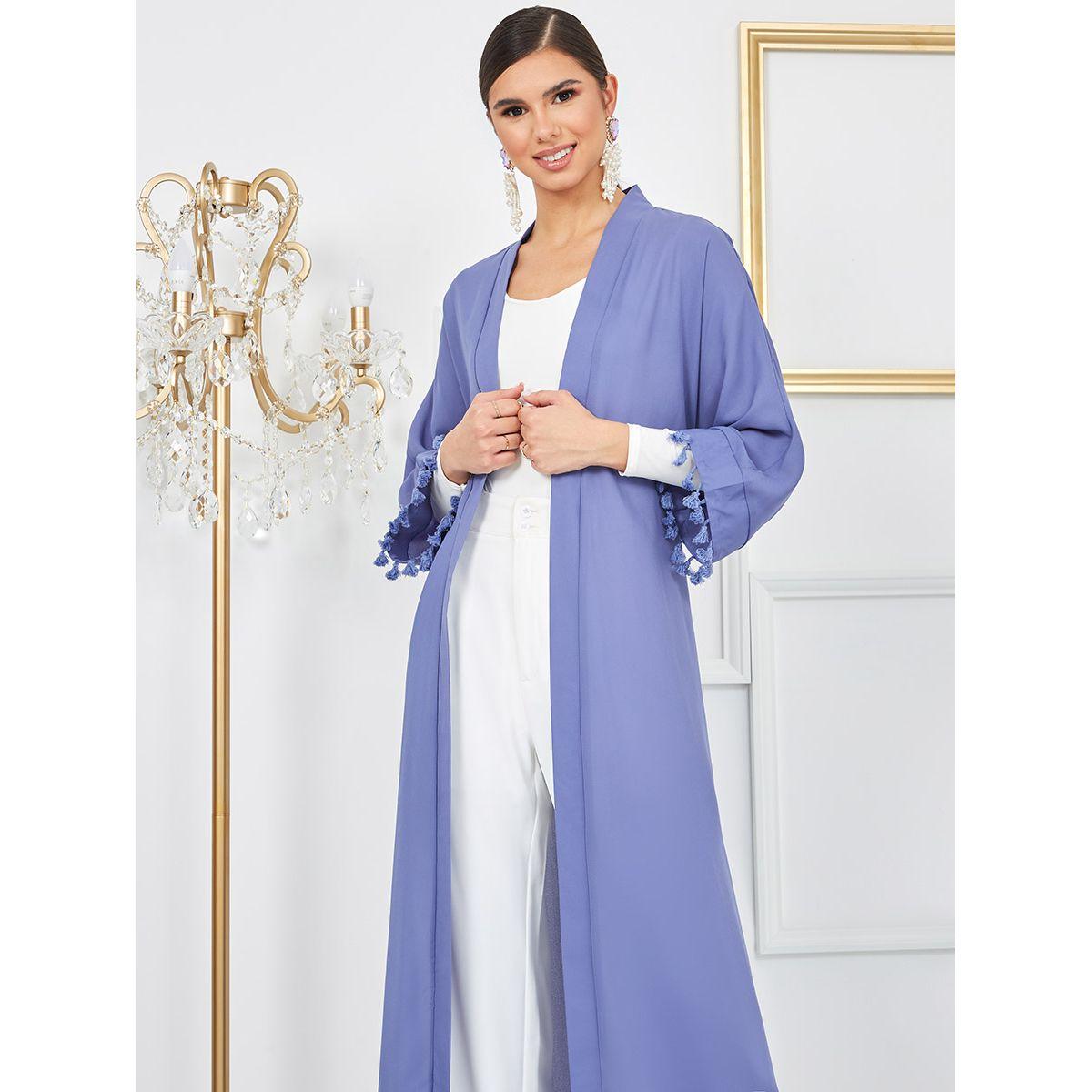 كيمونو طويل مزين بشراشيب من ستايلي-women-clothing-shirtsandblouses-shirts-image-3