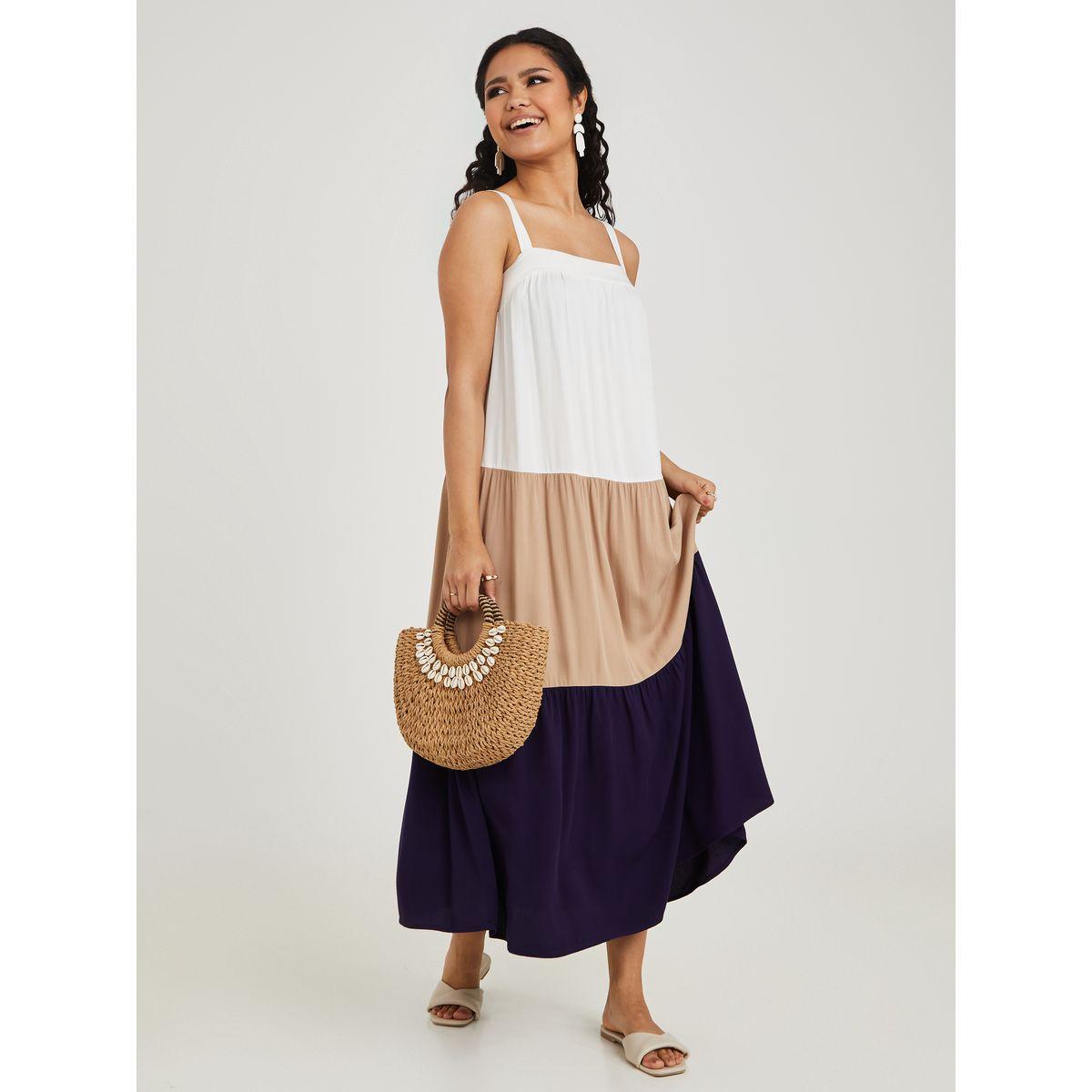 فستان طويل بنمط كتل الالوان-women-clothing-dresses-image-2