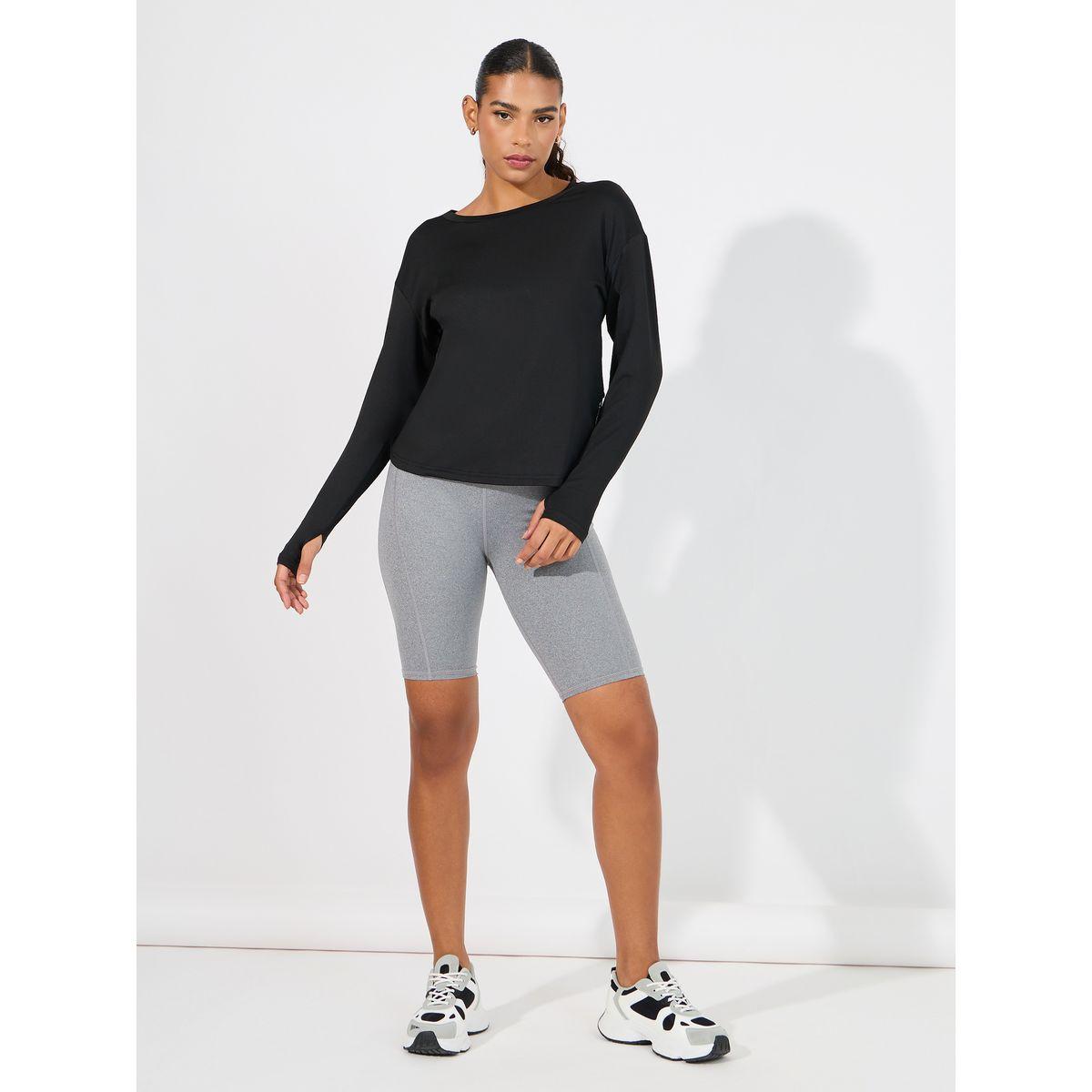 Styli Active Double Layer Open Back Long Sleeves Yoga Top-women-clothing-sportswearandactivewear-tshirtsandvests-image-3