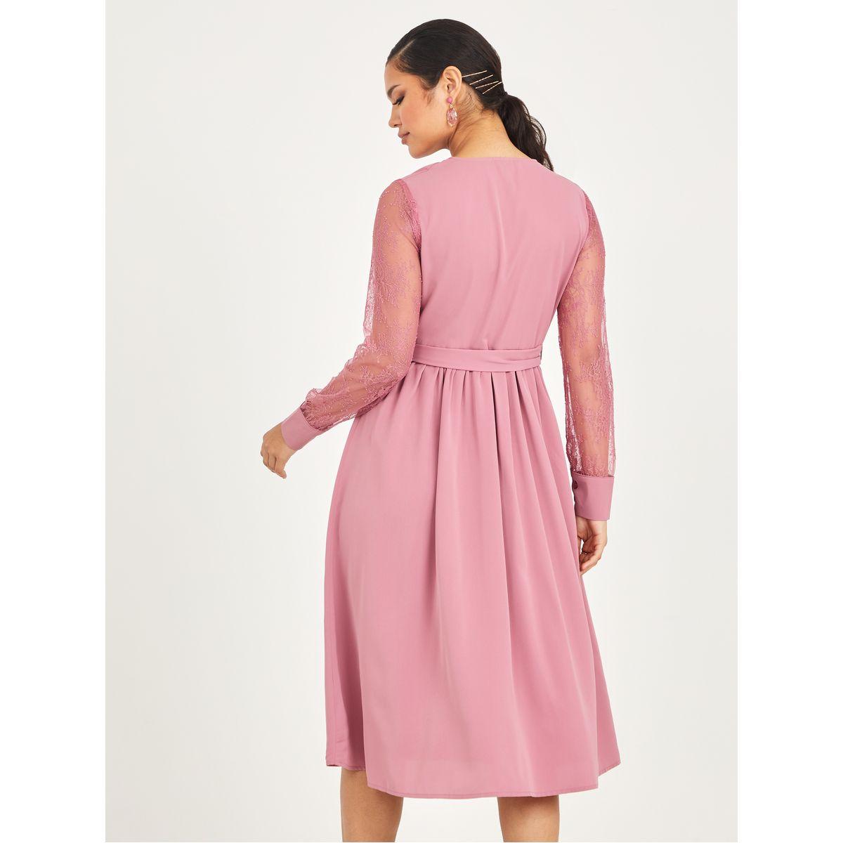 فستان ميدي بنمط لف-women-clothing-dresses-image-4