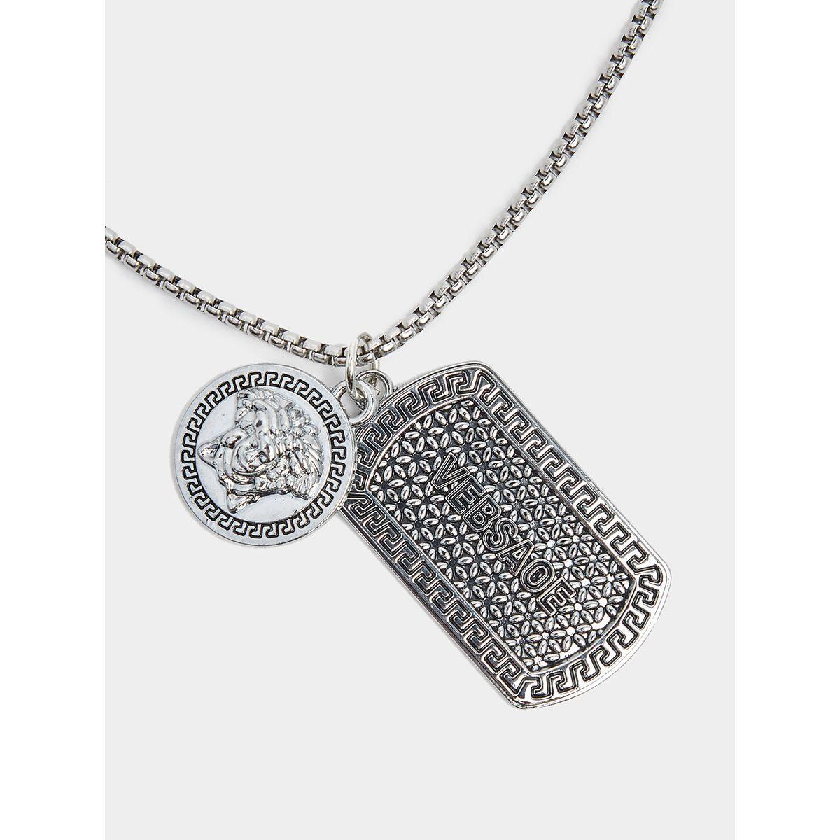 Styli Embossed Textured Necklace-men-watchesandjewellery-necklacesandpendants-image-3