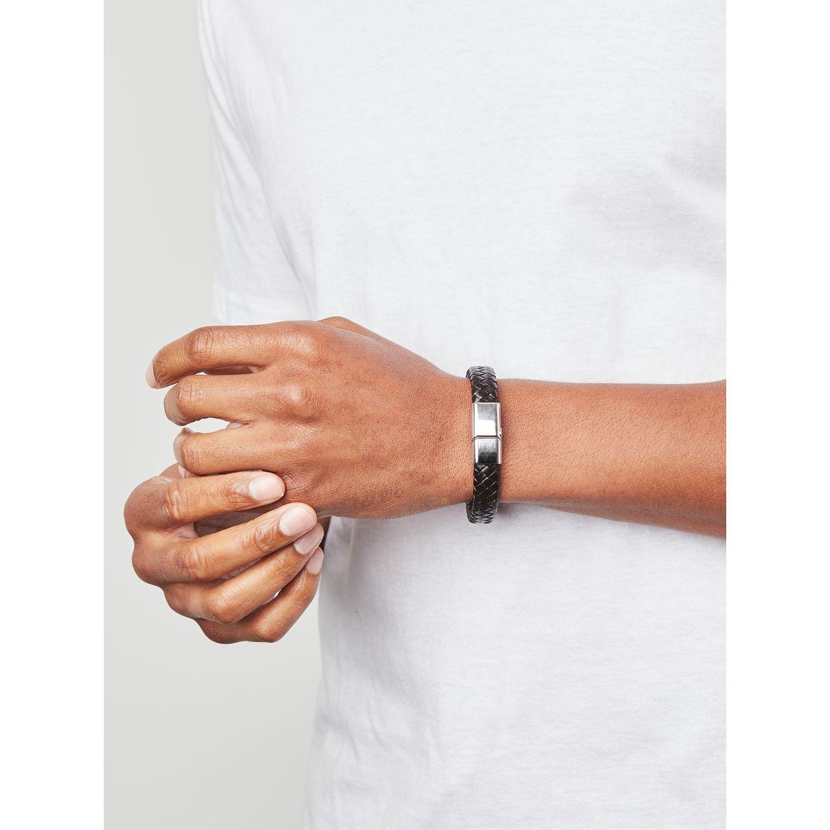 Styli Textured Bracelet -men-watchesandjewellery-bracelets-image-2