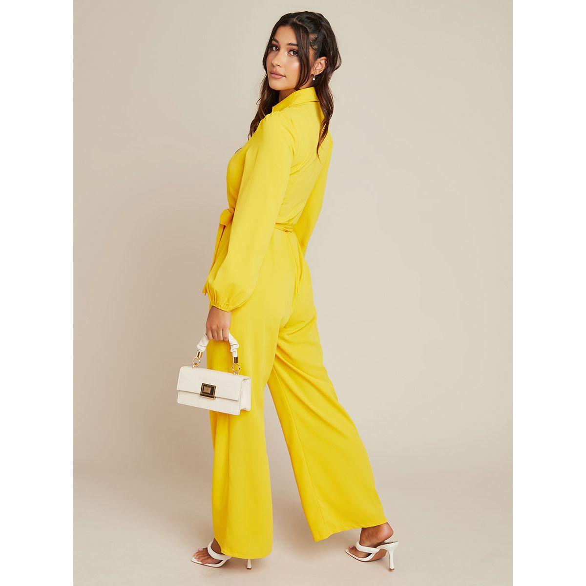 Styli Collar Neck Self Tie Belt Jumpsuit-women-clothing-jumpsuits-image-4