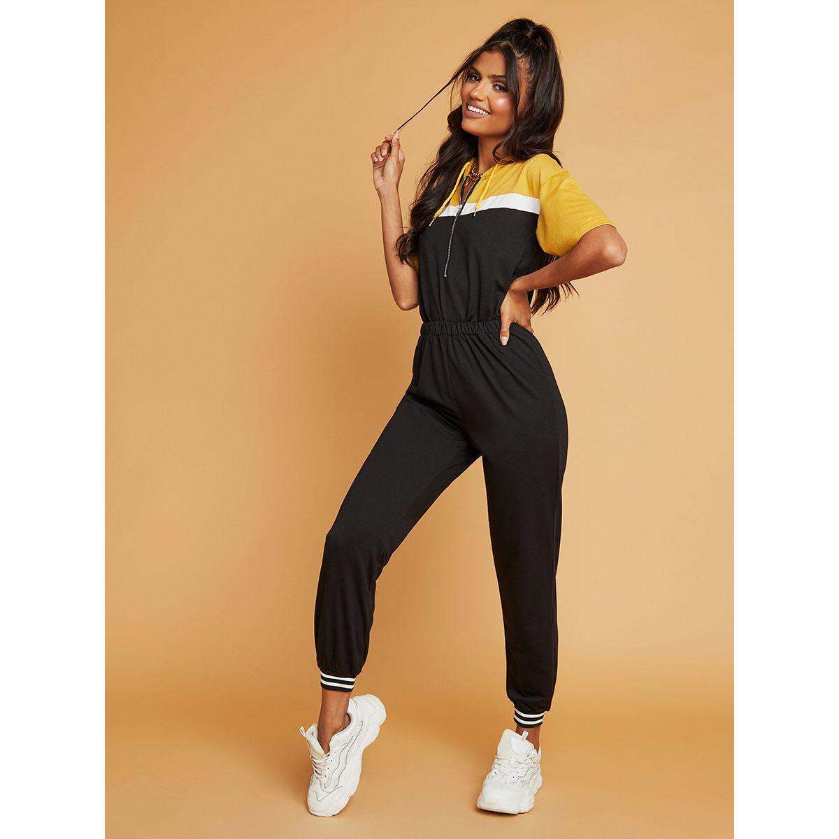 افرول بنمط كتل الألوان مع سحاب من ستايلي-women-clothing-jumpsuits-image-1
