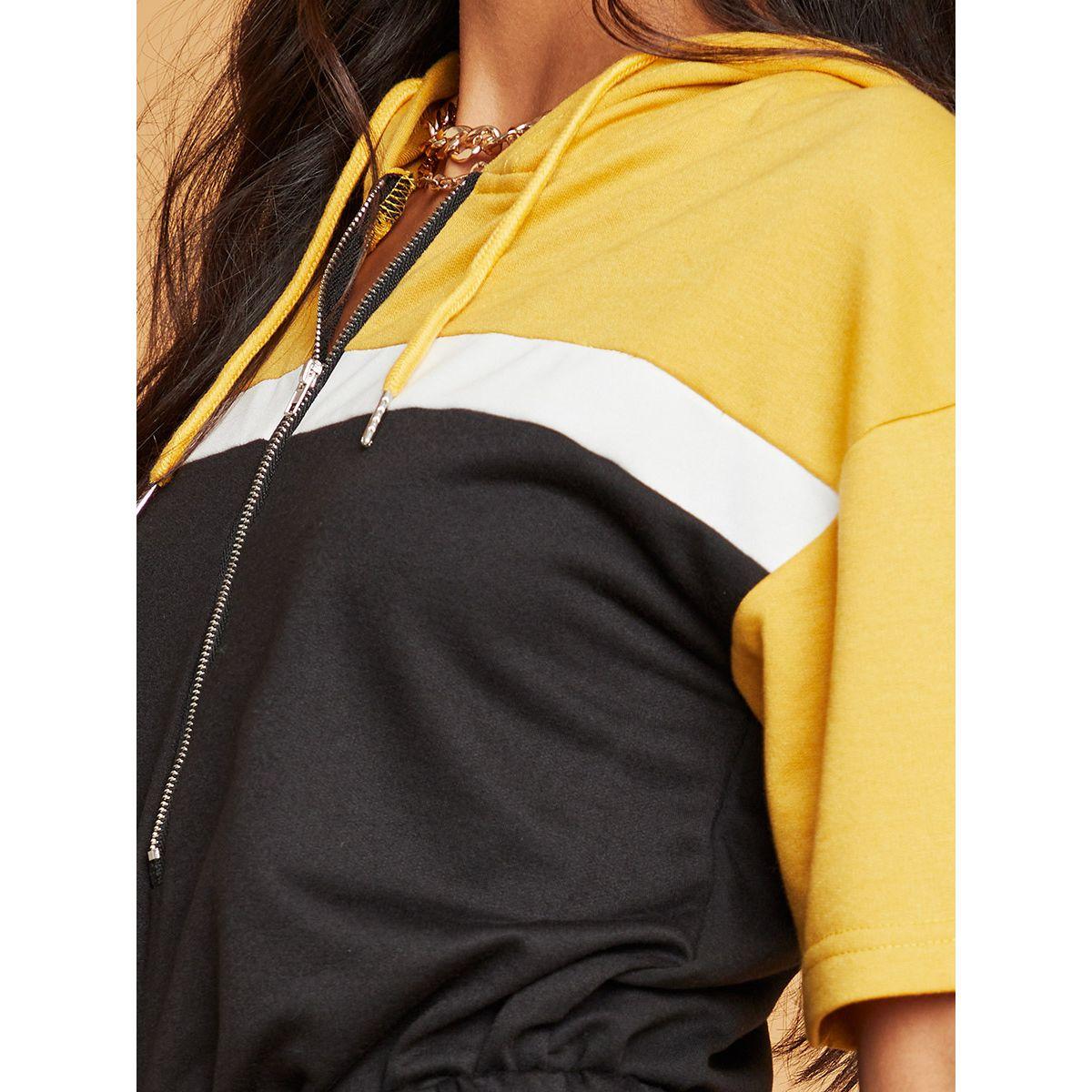 Styli Colorblock Hooded Jumpsuit with Zip Closure-women-clothing-jumpsuits-image-3