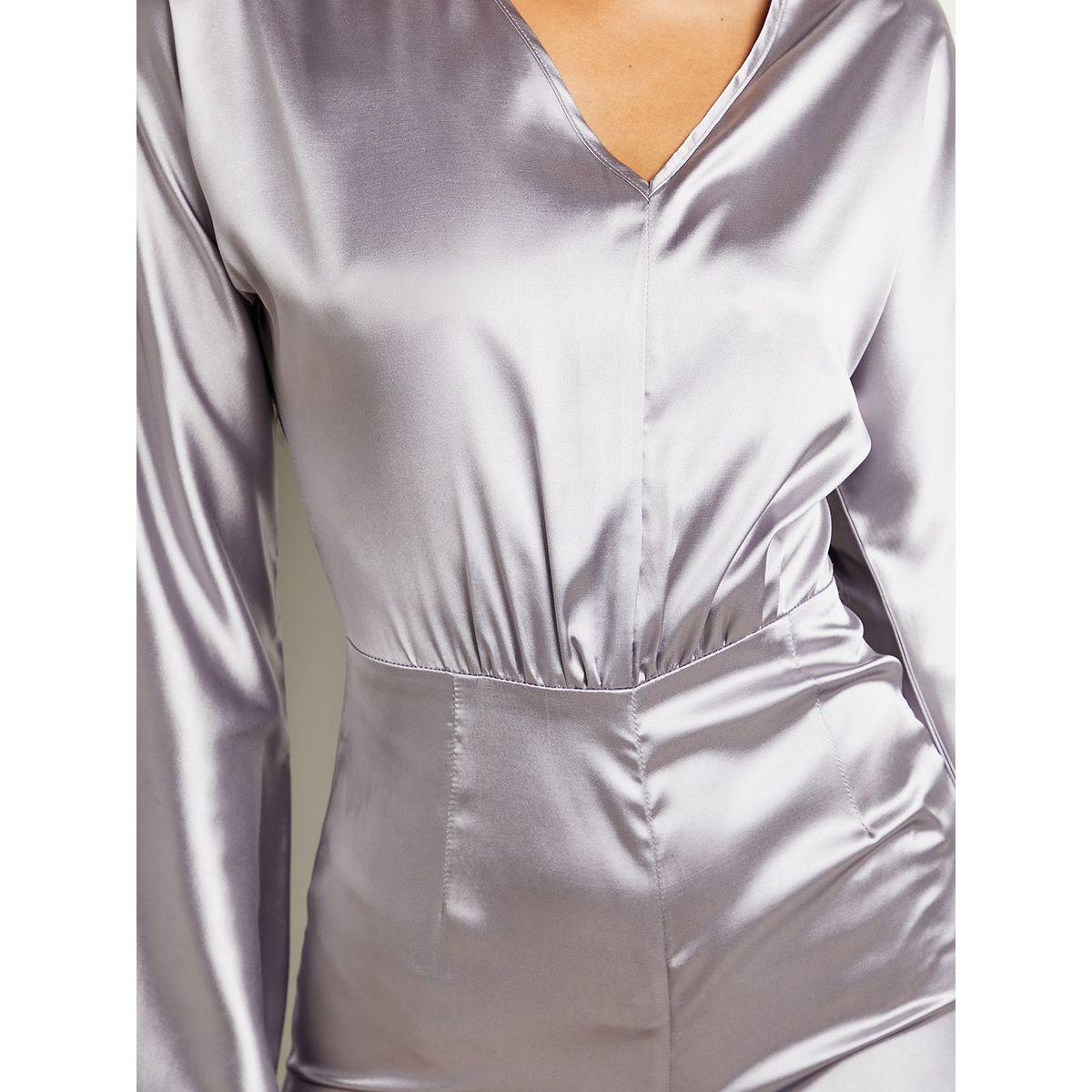 Styli Metallic V Neck Straight leg Jumpsuit-women-clothing-jumpsuits-image-3