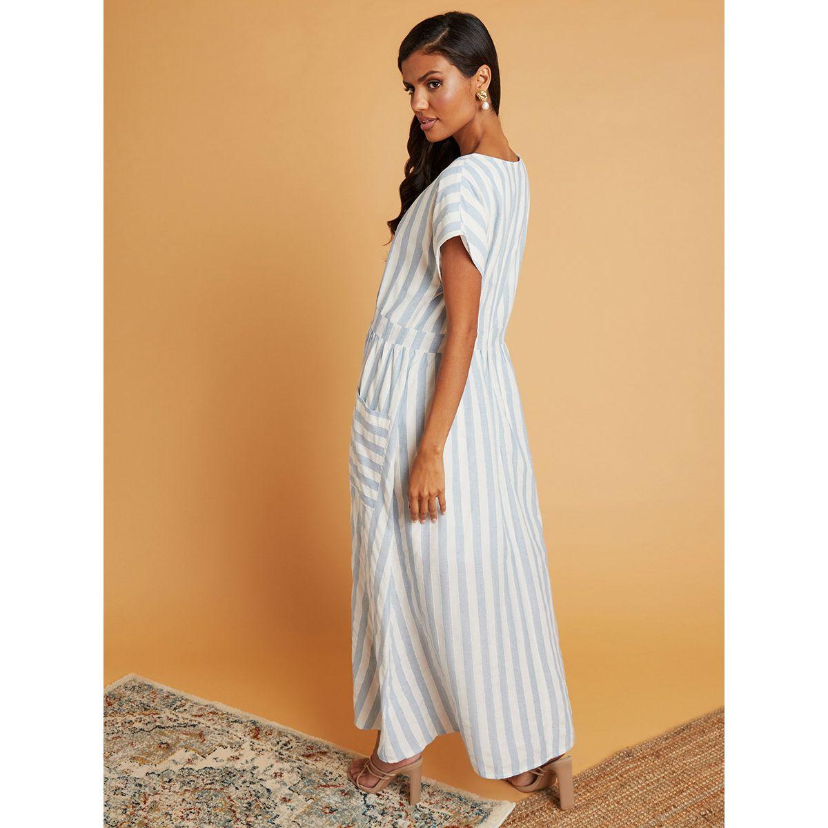 فستان طويل مخطط من ستايلي-women-clothing-dresses-image-3